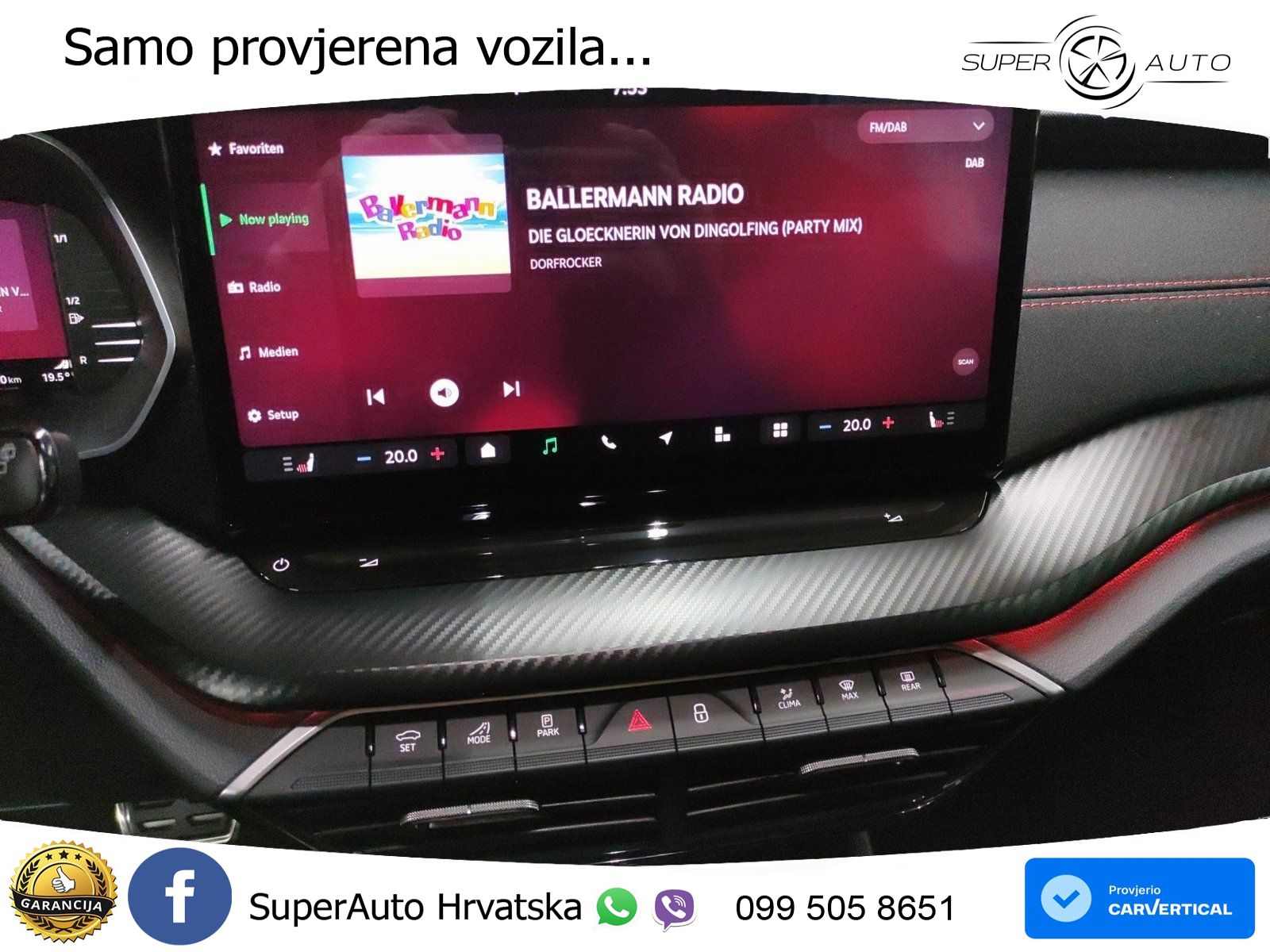 Škoda Octavia Combi RS 2.0 TSI (265 KS) DSG LED+GR SJED+ACC