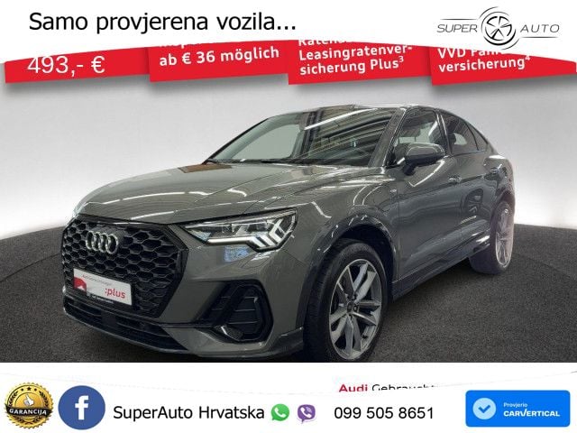 Audi Q3 Sportback 45 TFSIe (245 KS) S tronic S line LED+GR SJED+ACC