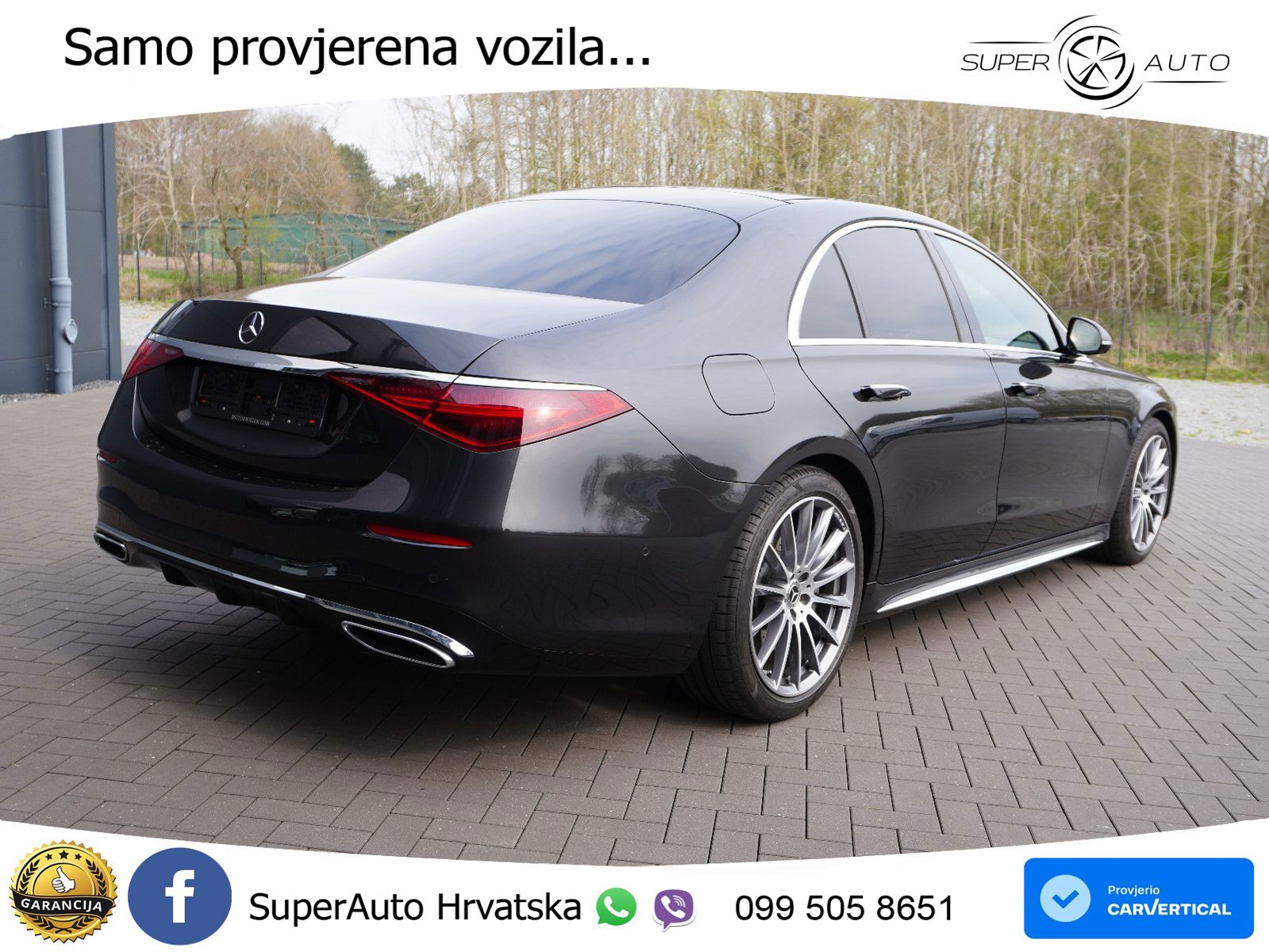 Mercedes S 350d (313 KS) EQ Boost 9G-TRONIC AMG ZRAČNI+ACC+GR SJED+KAM+PANO