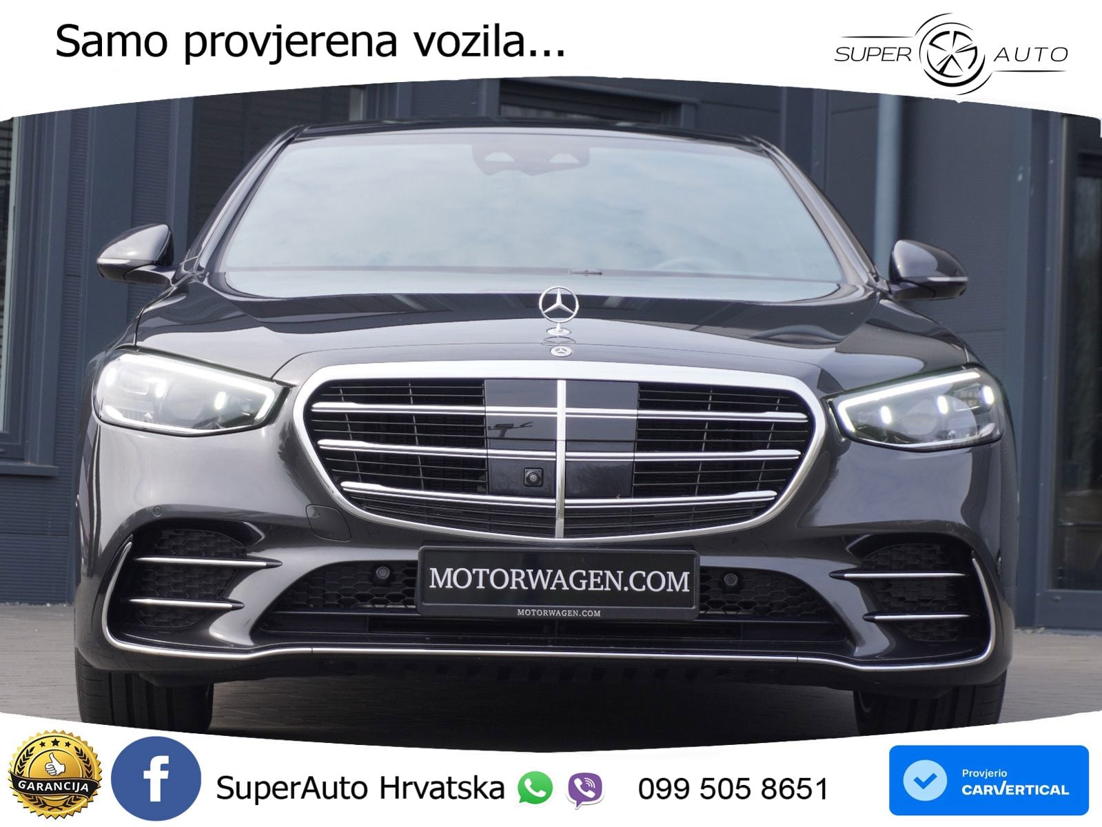 Mercedes S 350d (313 KS) EQ Boost 9G-TRONIC AMG ZRAČNI+ACC+GR SJED+KAM+PANO