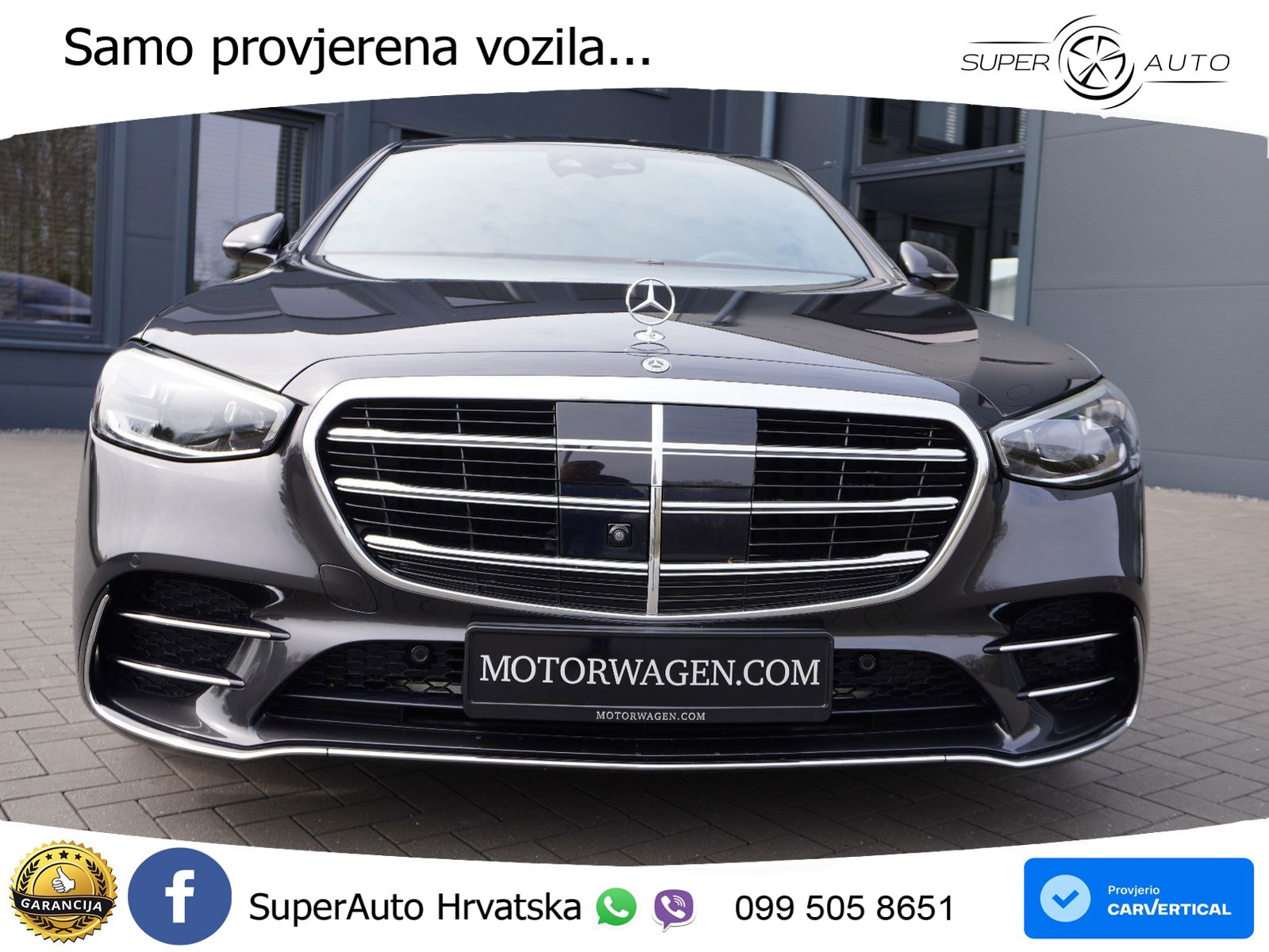 Mercedes S 350d (313 KS) EQ Boost 9G-TRONIC AMG ZRAČNI+ACC+GR SJED+KAM+PANO