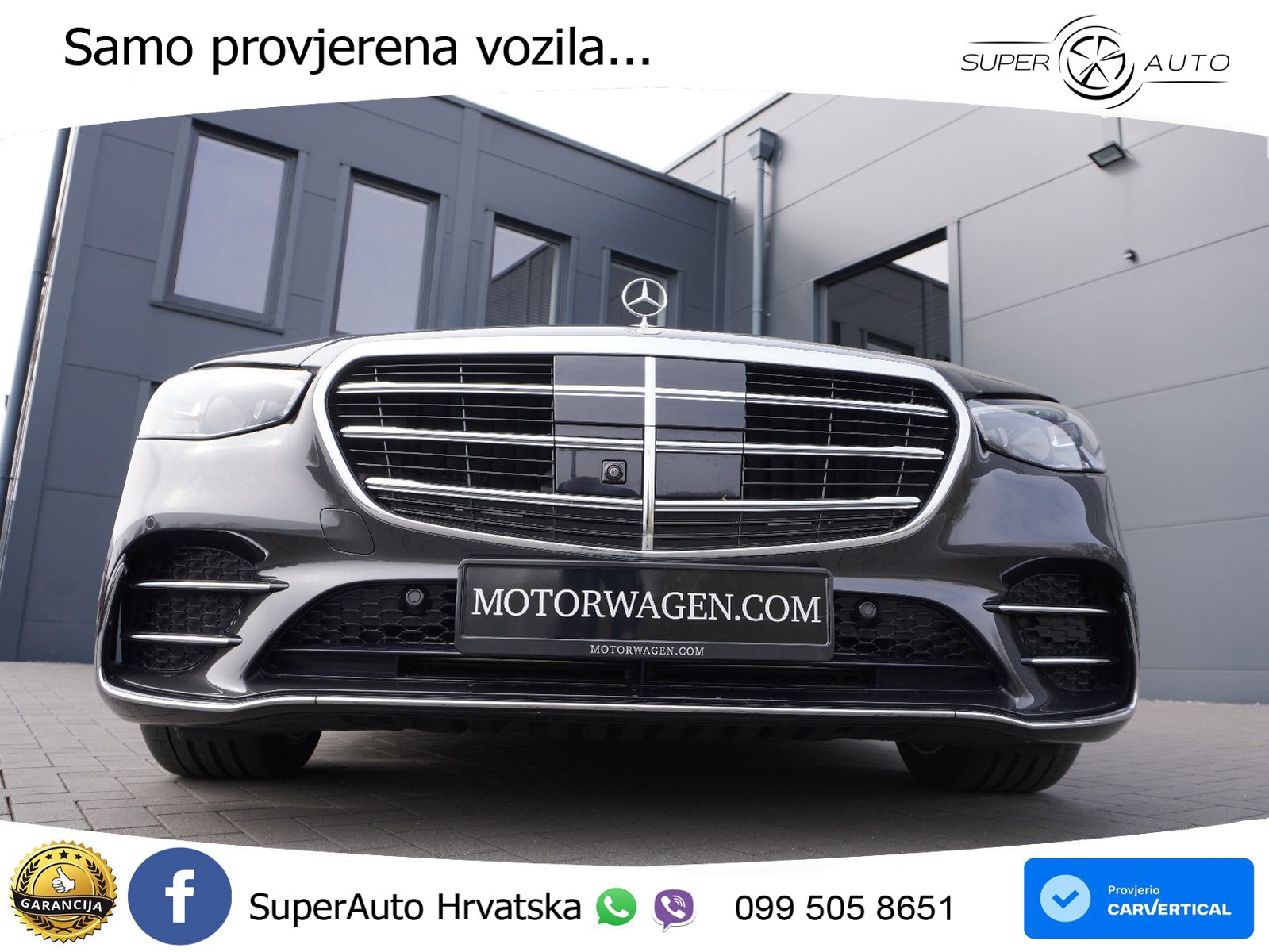 Mercedes S 350d (313 KS) EQ Boost 9G-TRONIC AMG ZRAČNI+ACC+GR SJED+KAM+PANO