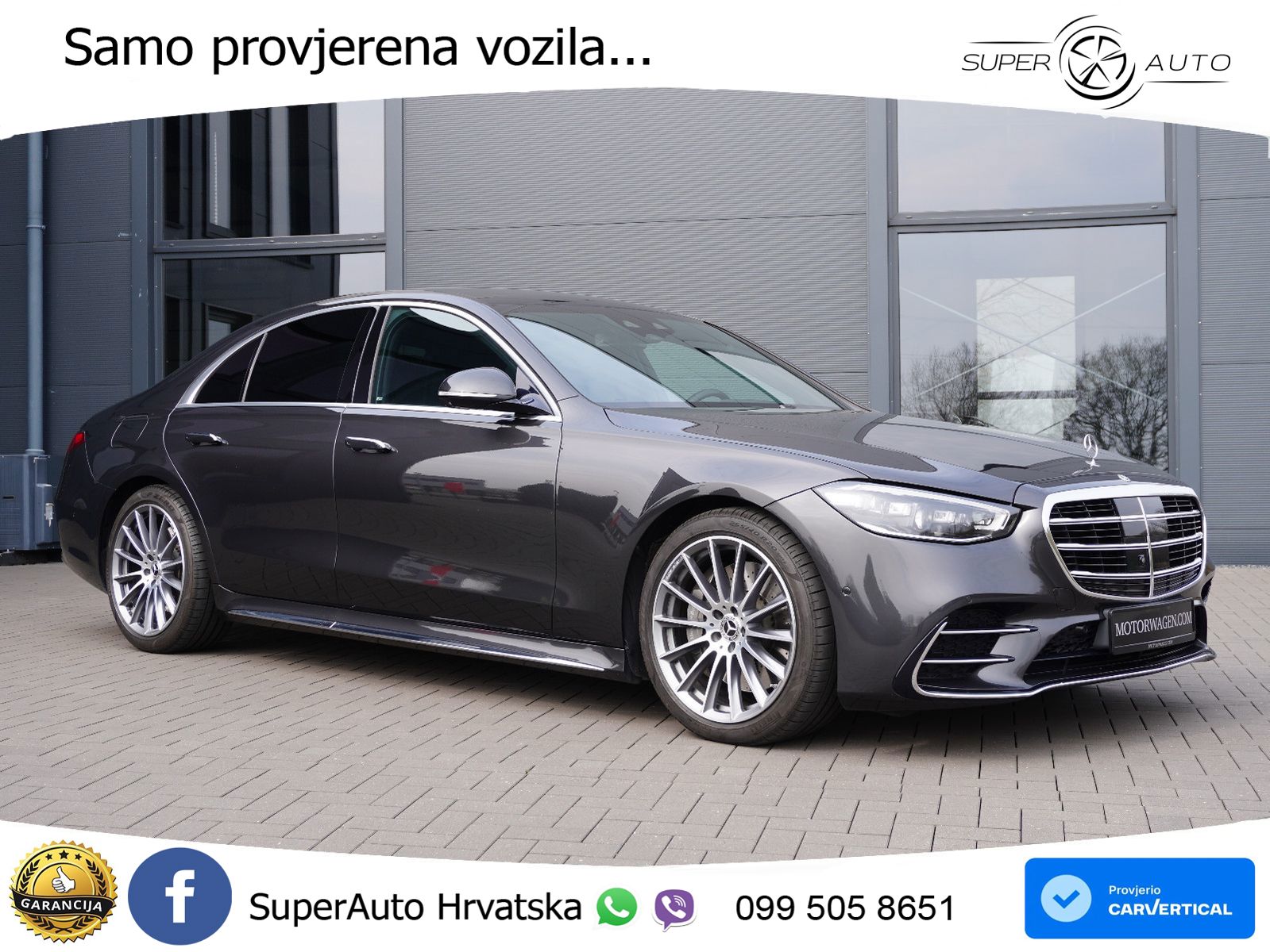 Mercedes S 350d (313 KS) EQ Boost 9G-TRONIC AMG ZRAČNI+ACC+GR SJED+KAM+PANO