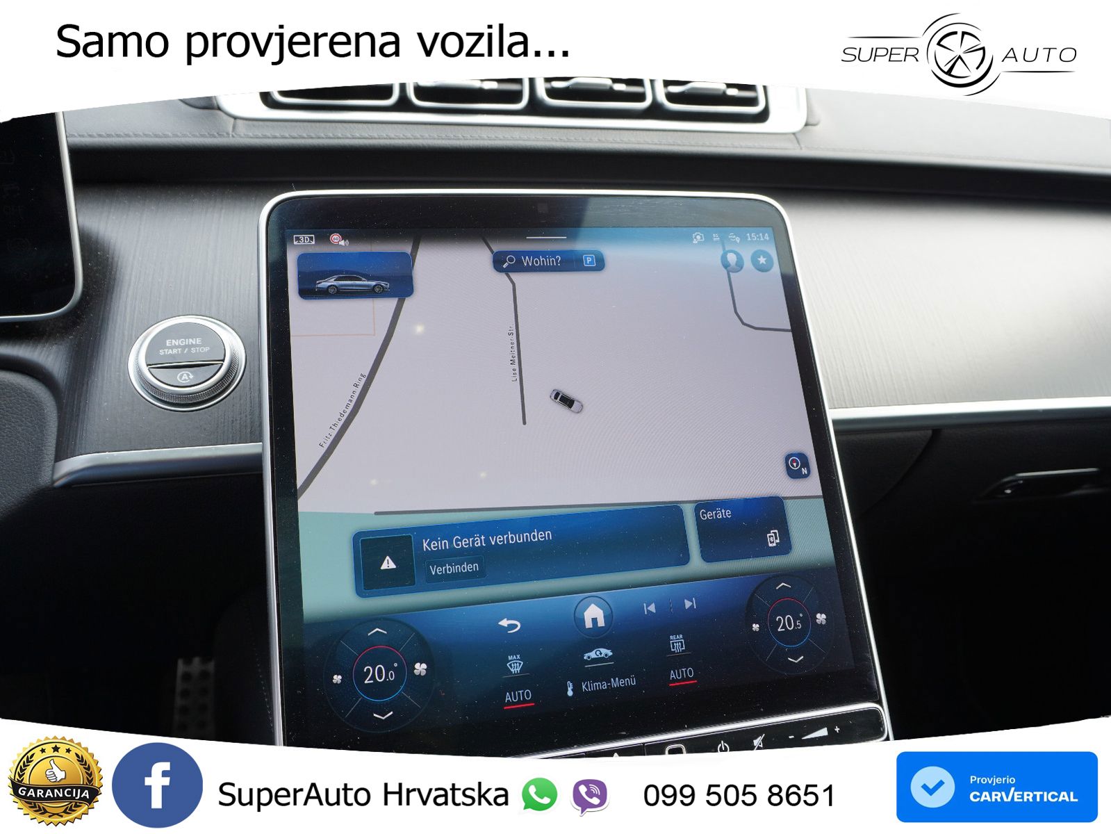 Mercedes S 350d (313 KS) EQ Boost 9G-TRONIC AMG ZRAČNI+ACC+GR SJED+KAM+PANO