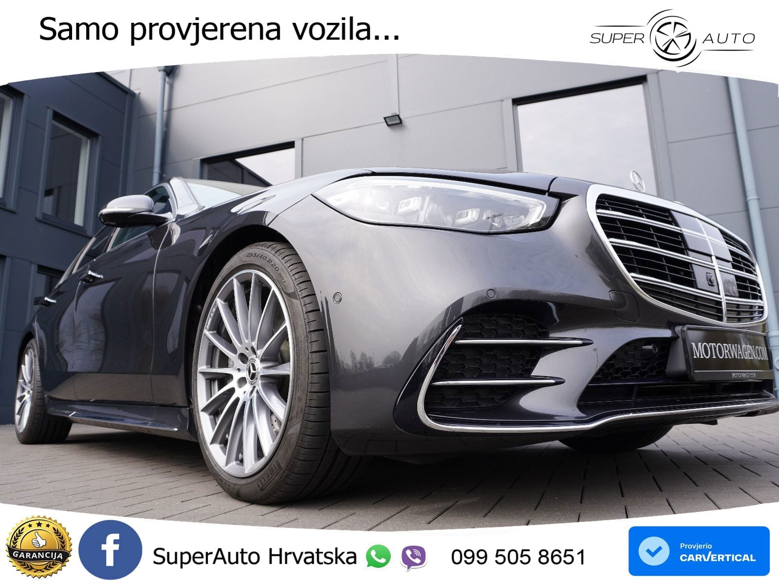 Mercedes S 350d (313 KS) EQ Boost 9G-TRONIC AMG ZRAČNI+ACC+GR SJED+KAM+PANO