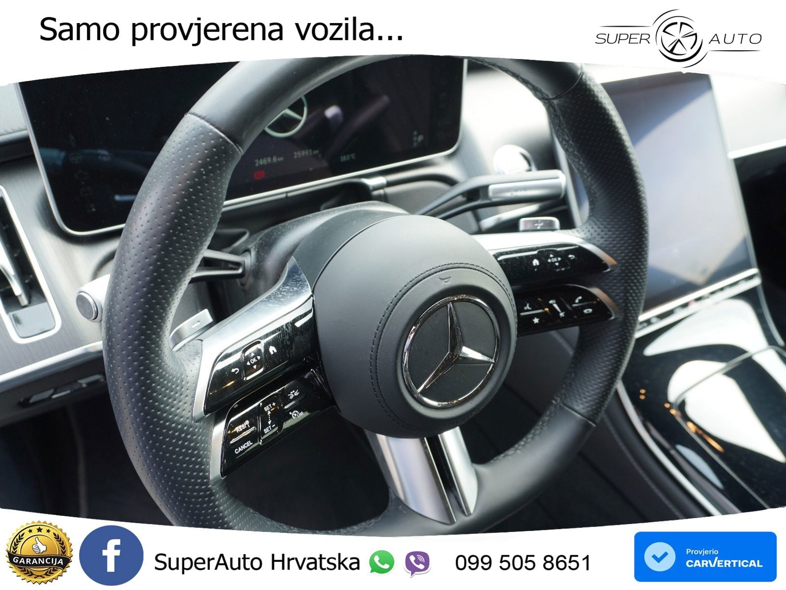 Mercedes S 350d (313 KS) EQ Boost 9G-TRONIC AMG ZRAČNI+ACC+GR SJED+KAM+PANO