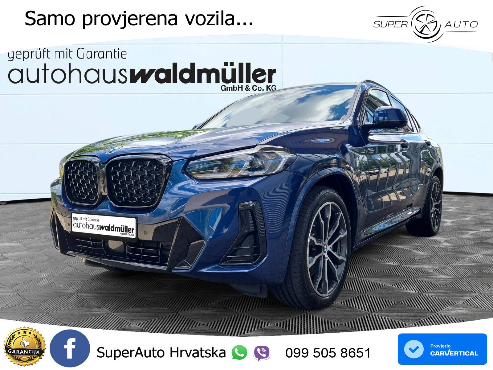 BMW X4 30d (286 KS) xDrive Steptronic LED+GR SJED+ACC