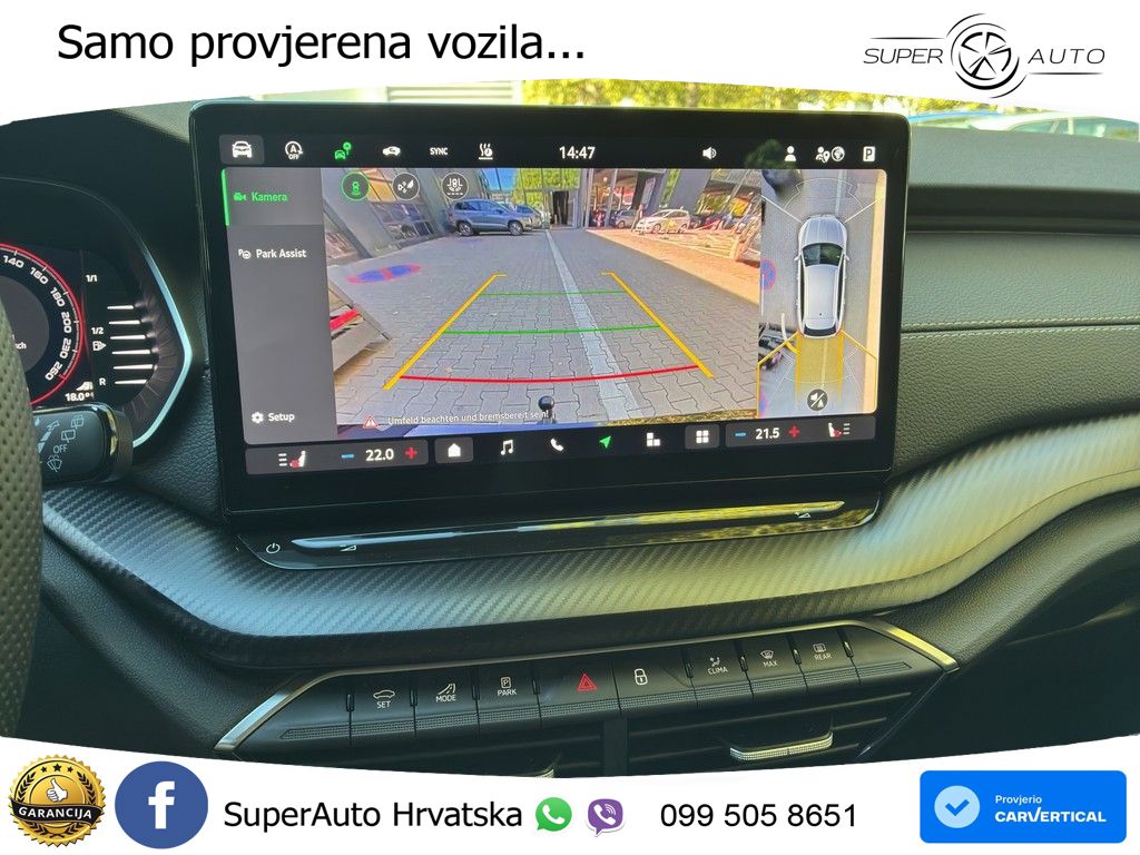 Škoda Octavia Combi 2.0 TDI (150 KS) DSG SportLine MATRIX+GR SJED+KAM
