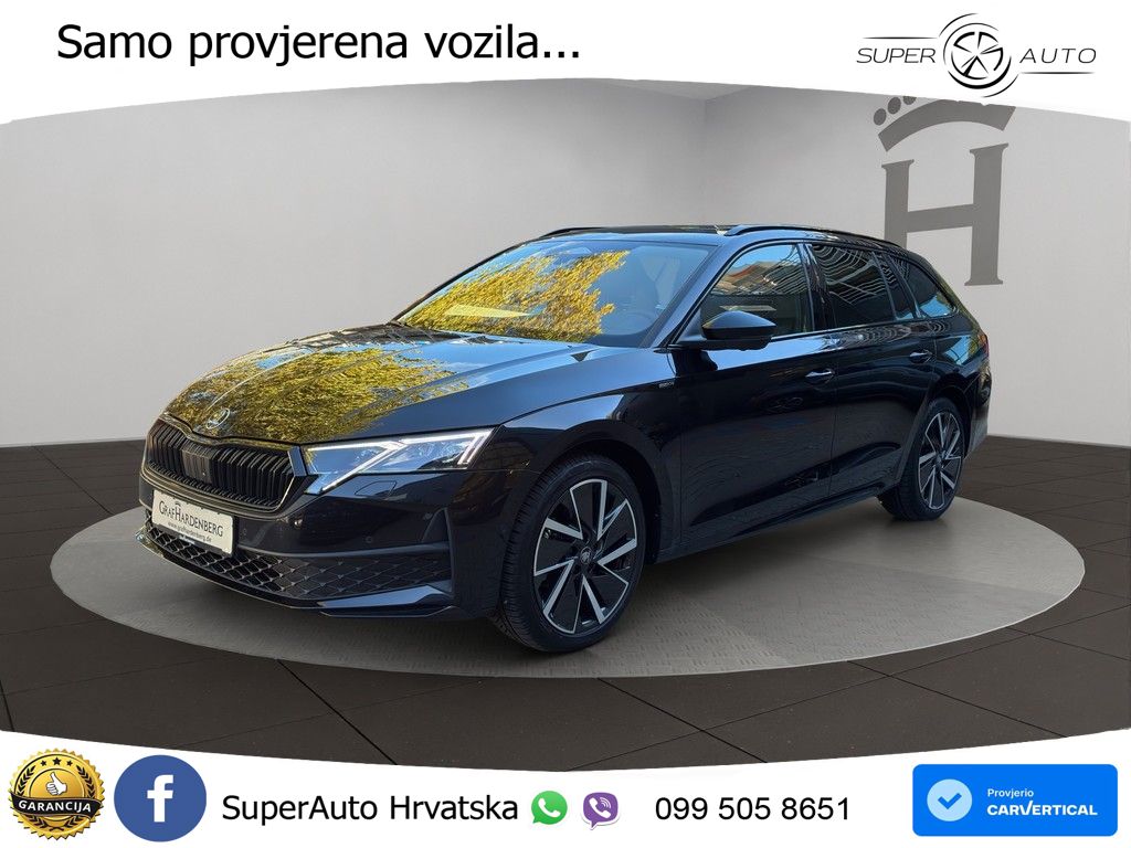 Škoda Octavia Combi 2.0 TDI (150 KS) DSG SportLine MATRIX+GR SJED+KAM