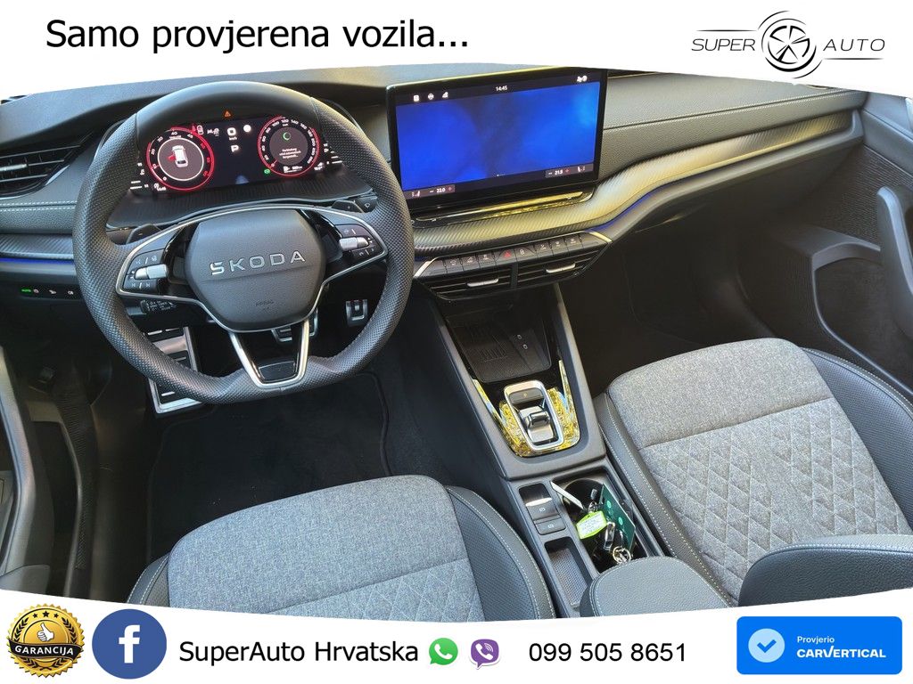 Škoda Octavia Combi 2.0 TDI (150 KS) DSG SportLine MATRIX+GR SJED+KAM