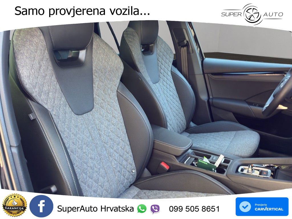 Škoda Octavia Combi 2.0 TDI (150 KS) DSG SportLine MATRIX+GR SJED+KAM