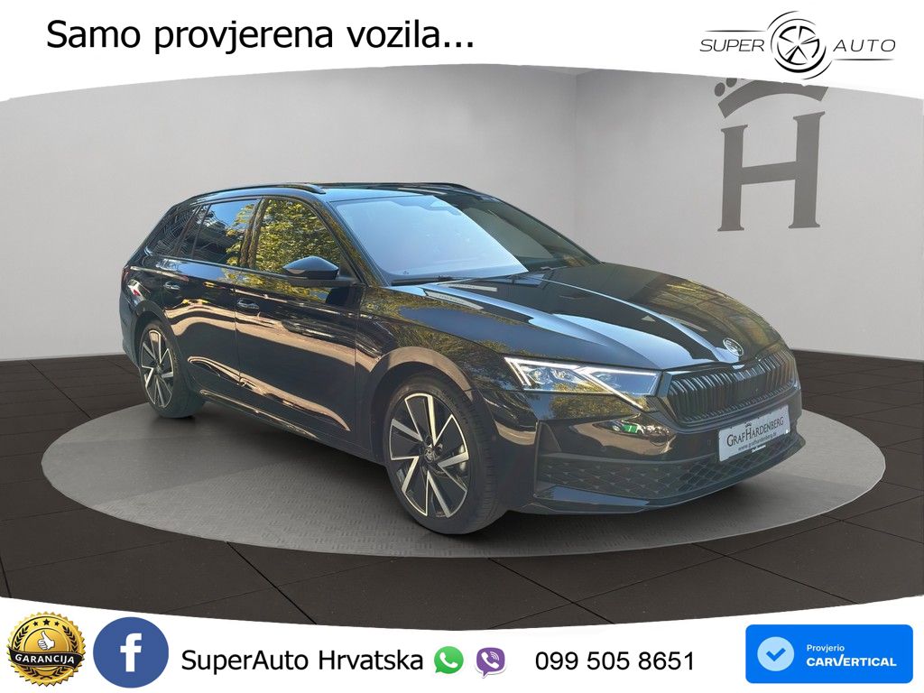 Škoda Octavia Combi 2.0 TDI (150 KS) DSG SportLine MATRIX+GR SJED+KAM
