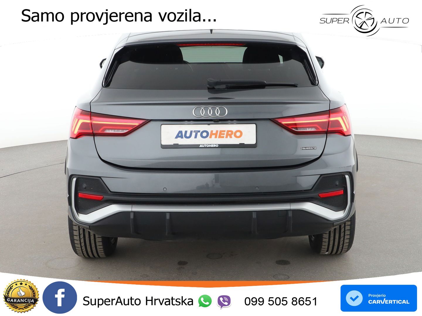 Audi Q3 II Sportback 45 TFSI (230 KS) quattro S tronic S line LED+GR SJED+ACC
