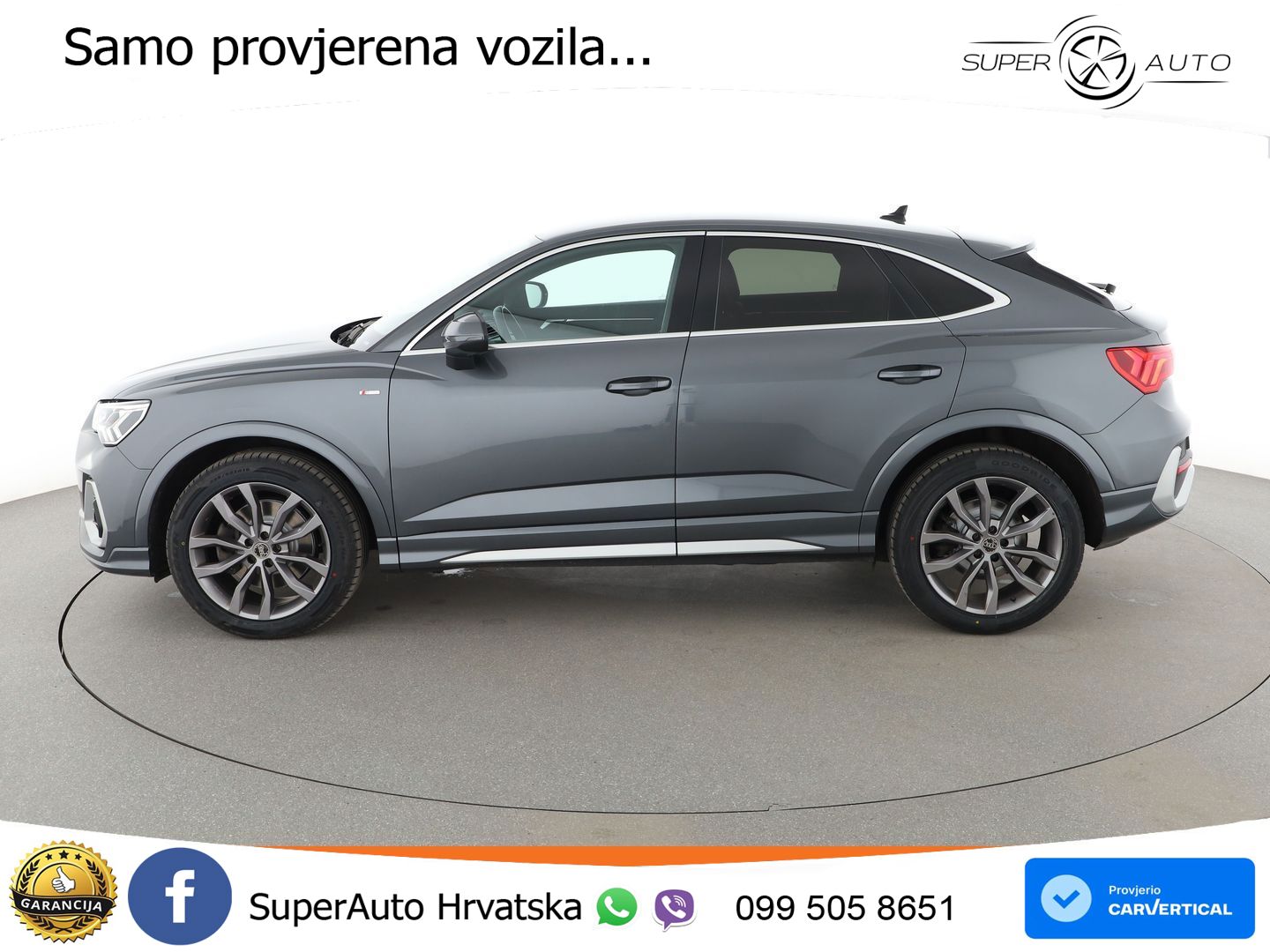 Audi Q3 II Sportback 45 TFSI (230 KS) quattro S tronic S line LED+GR SJED+ACC