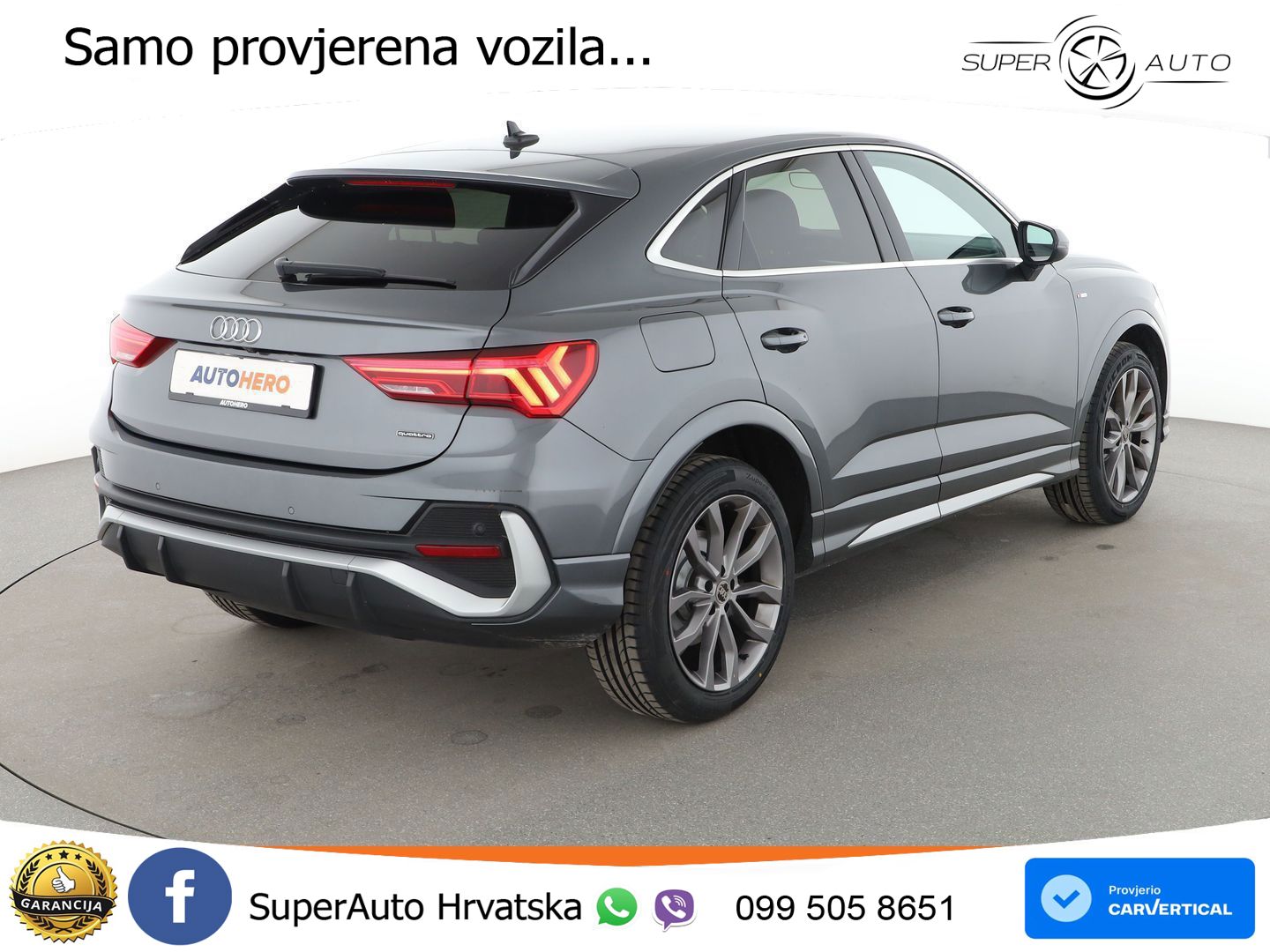 Audi Q3 II Sportback 45 TFSI (230 KS) quattro S tronic S line LED+GR SJED+ACC