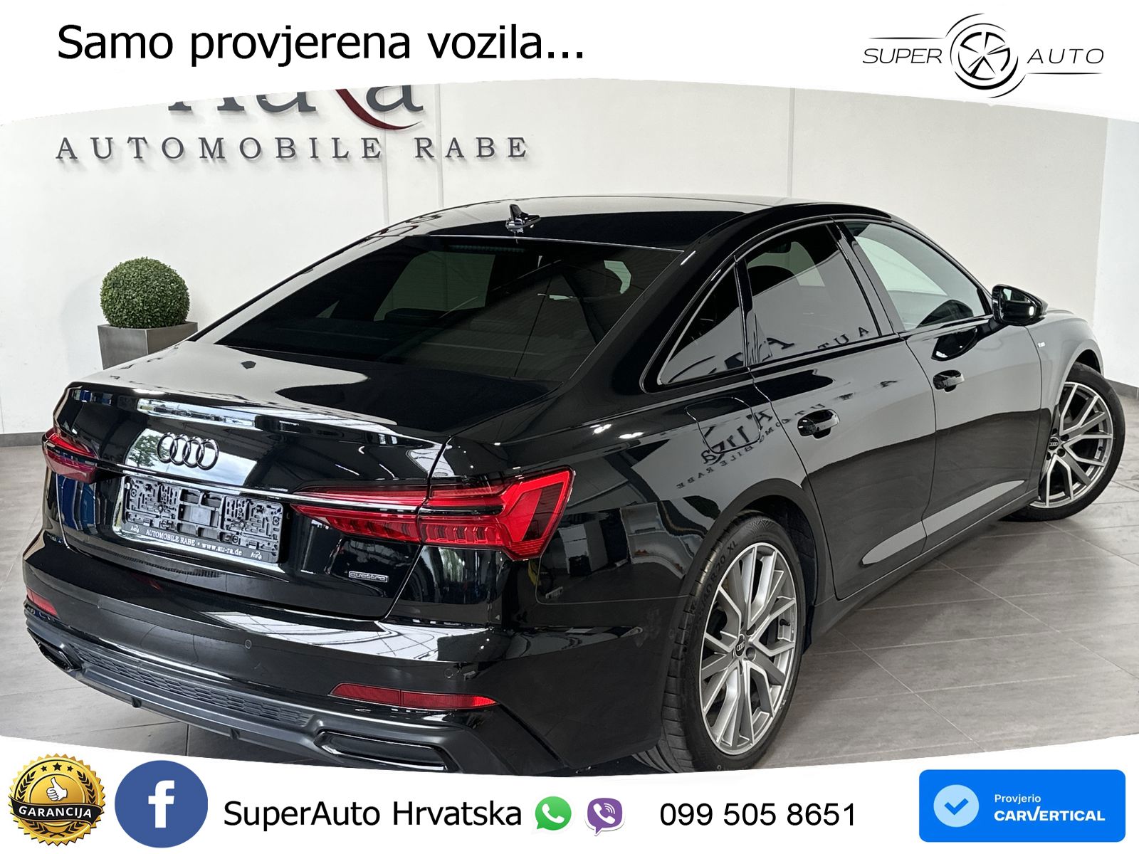 Audi A6 45 TDI V6 (245 KS) quattro ultra S tronic S line MATRIX+GR SJED+KAM