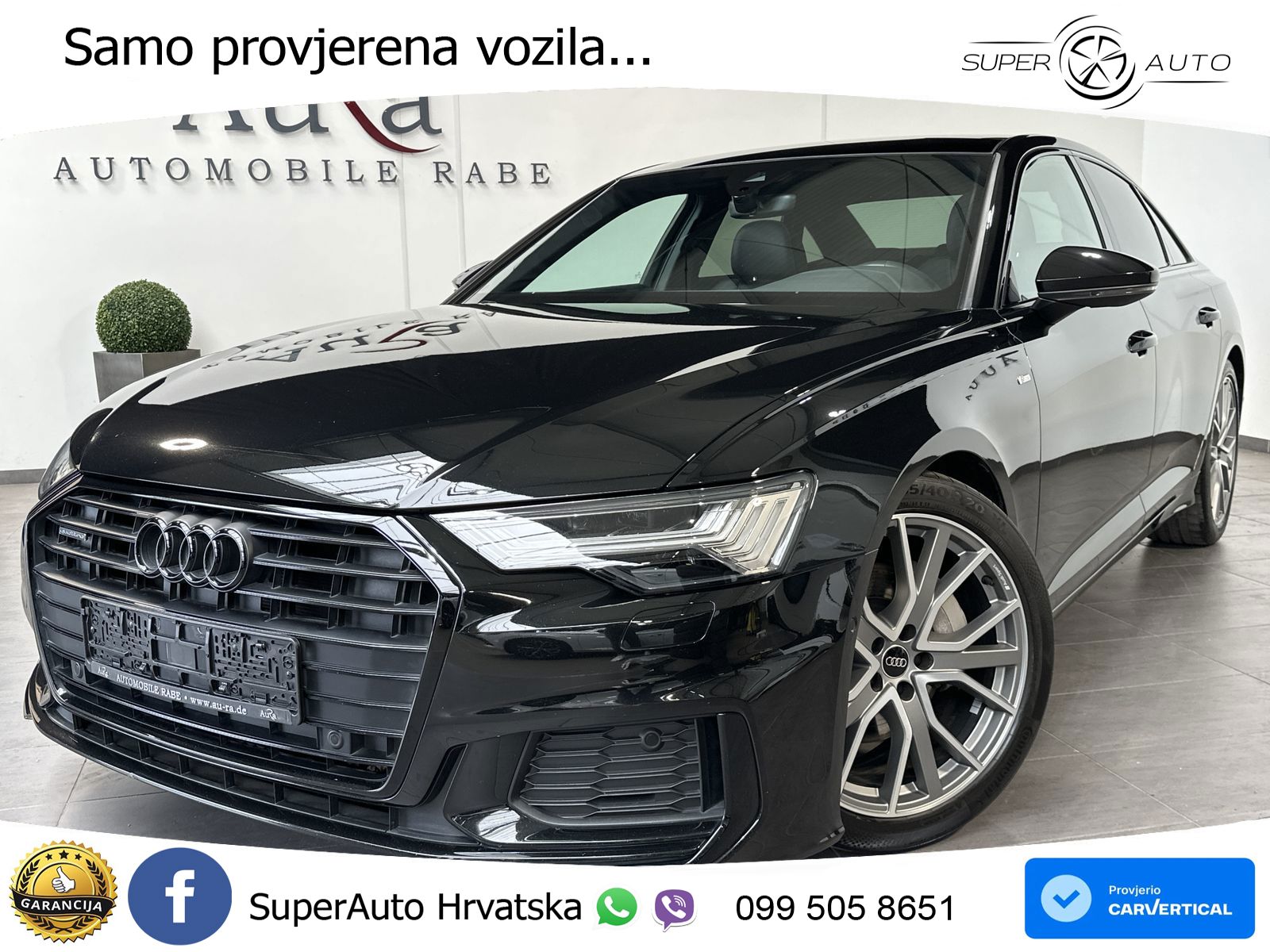 Audi A6 45 TDI V6 (245 KS) quattro ultra S tronic S line MATRIX+GR SJED+KAM