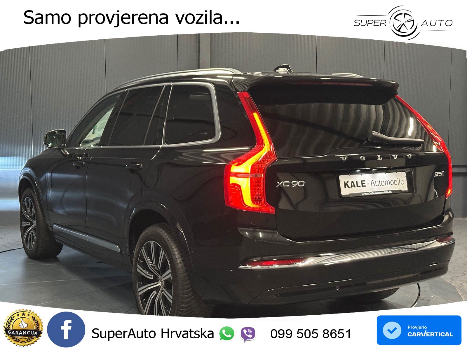 Volvo XC90 2.0 B5 Diesel AWD Automatic ACC+GR SJED+360+PANO