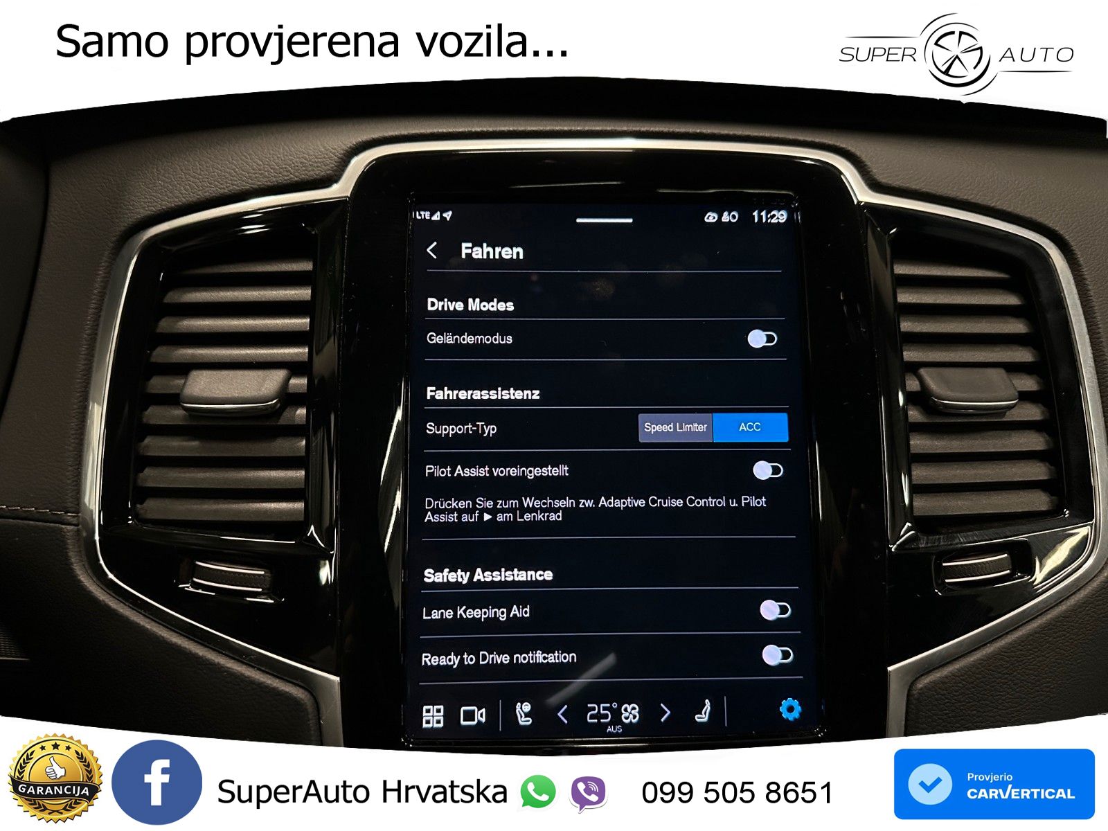 Volvo XC90 2.0 B5 Diesel AWD Automatic ACC+GR SJED+360+PANO