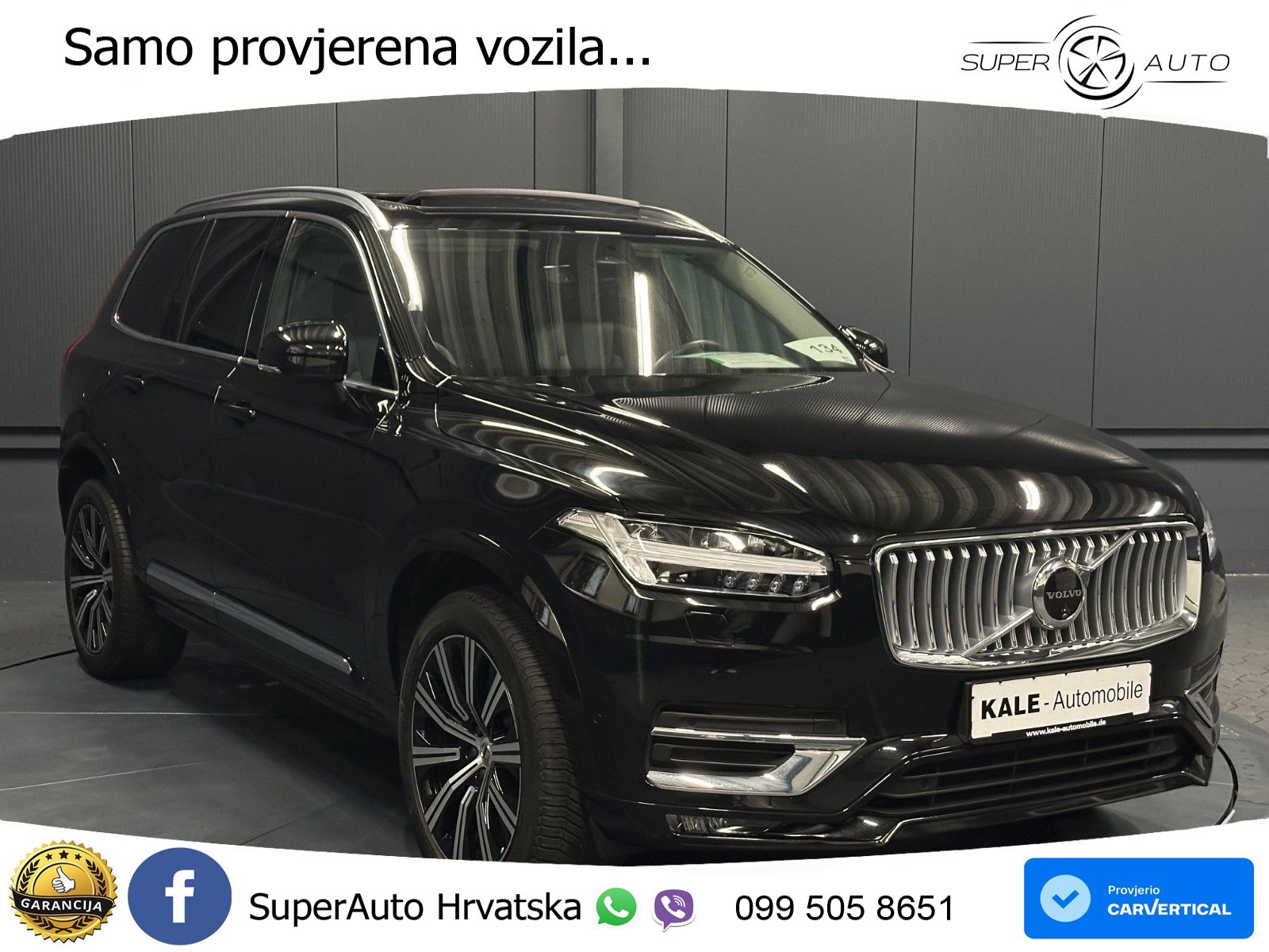 Volvo XC90 2.0 B5 Diesel AWD Automatic ACC+GR SJED+360+PANO