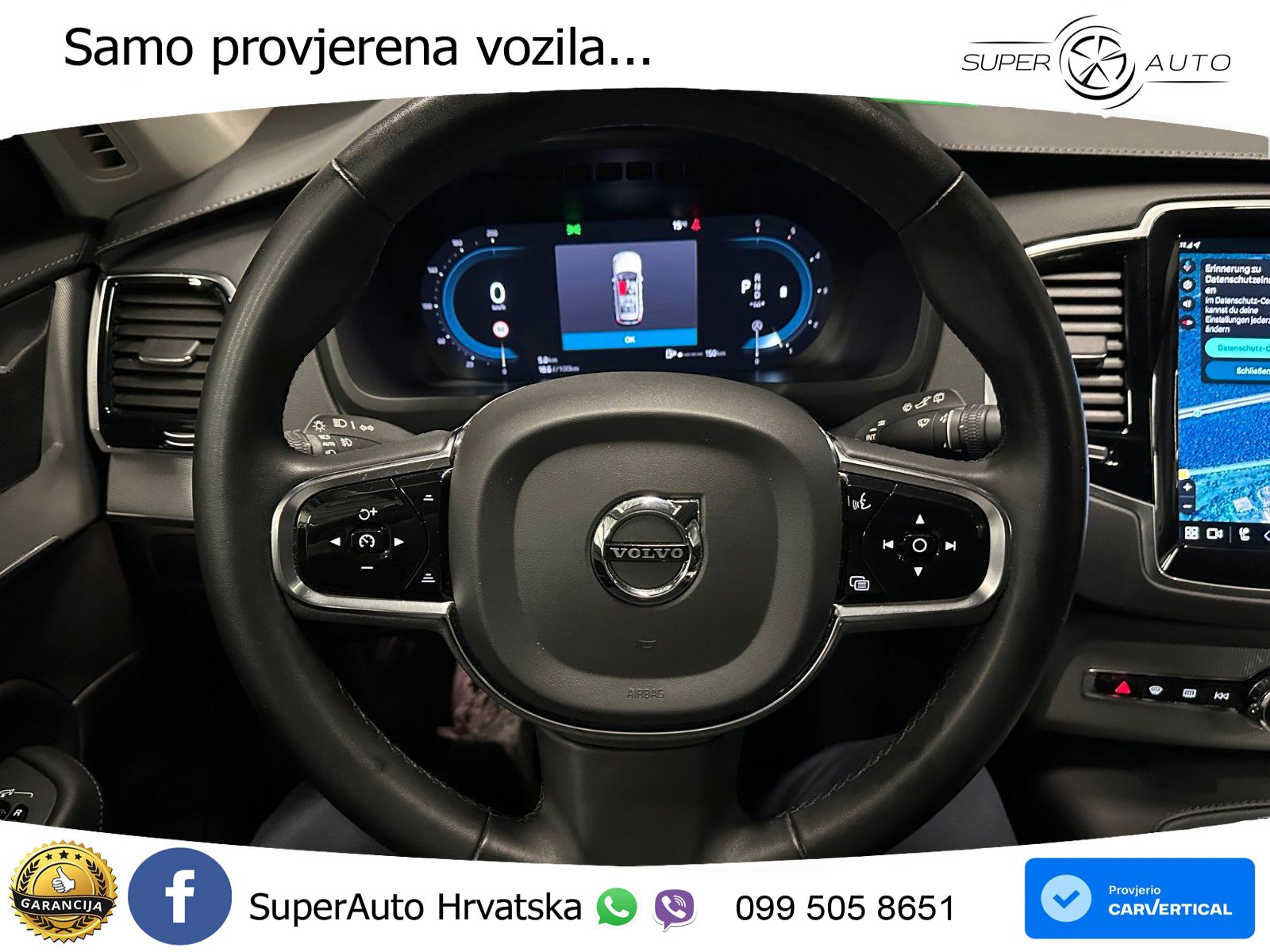 Volvo XC90 2.0 B5 Diesel AWD Automatic ACC+GR SJED+360+PANO