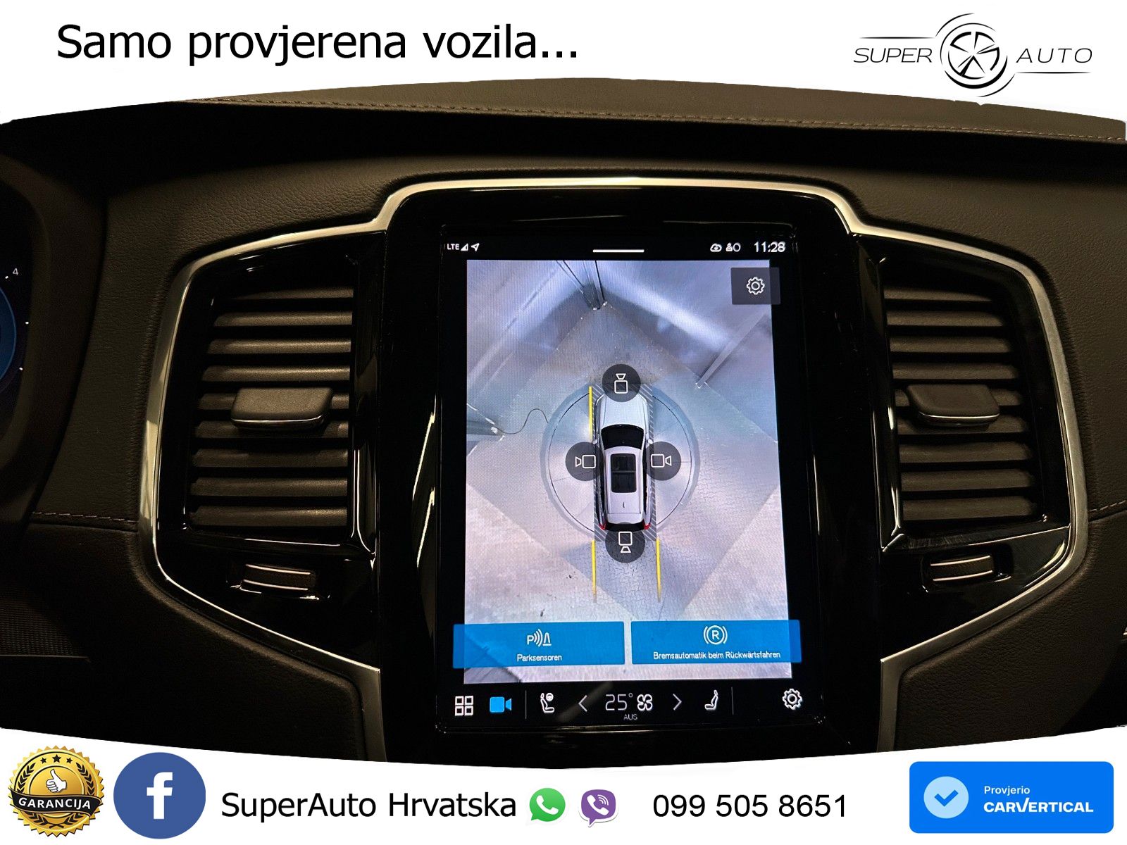 Volvo XC90 2.0 B5 Diesel AWD Automatic ACC+GR SJED+360+PANO