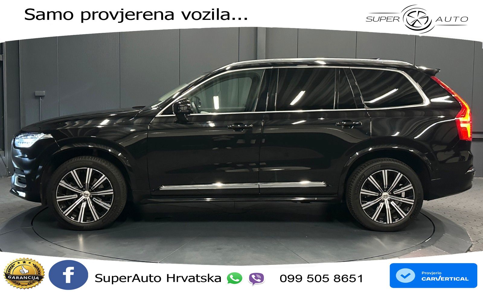 Volvo XC90 2.0 B5 Diesel AWD Automatic ACC+GR SJED+360+PANO