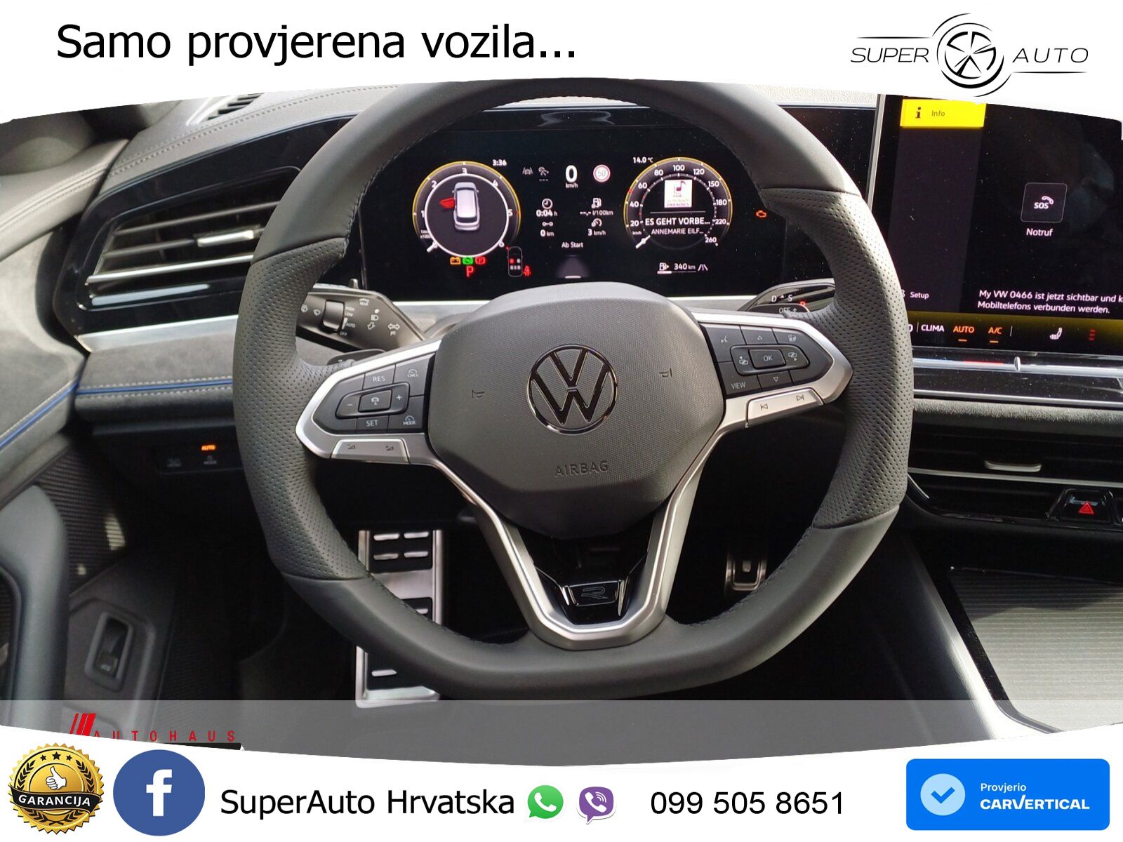Volkswagen Passat Variant 2.0 TDI (193 KS) 4MOTION DSG R-Line LED+GR SJED+ACC