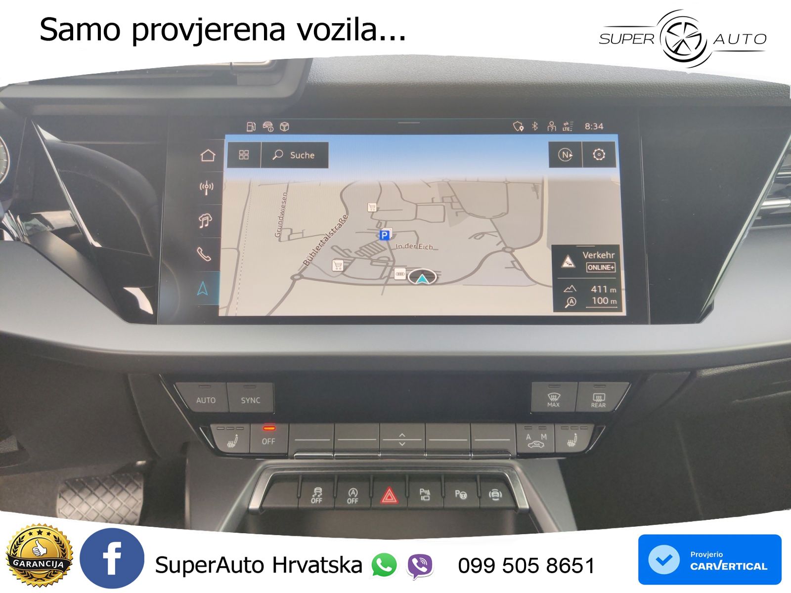 Audi A3 Sportback 30 TFSI (116 KS) Mild Hybrid S tronic LED+GR SJED+ACC