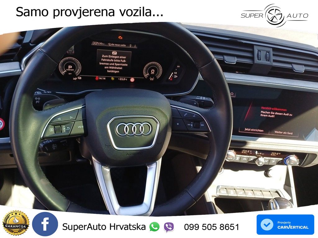 Audi Q3 45 TFSIe (245 KS) S tronic S line LED+GR SJED+ACC