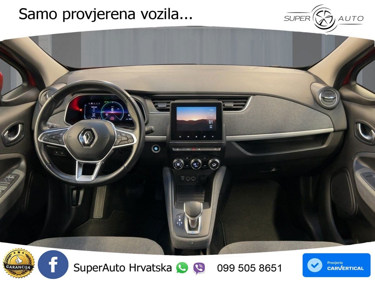 Renault Zoe 52 kWh (135 KS) Electric Evolution