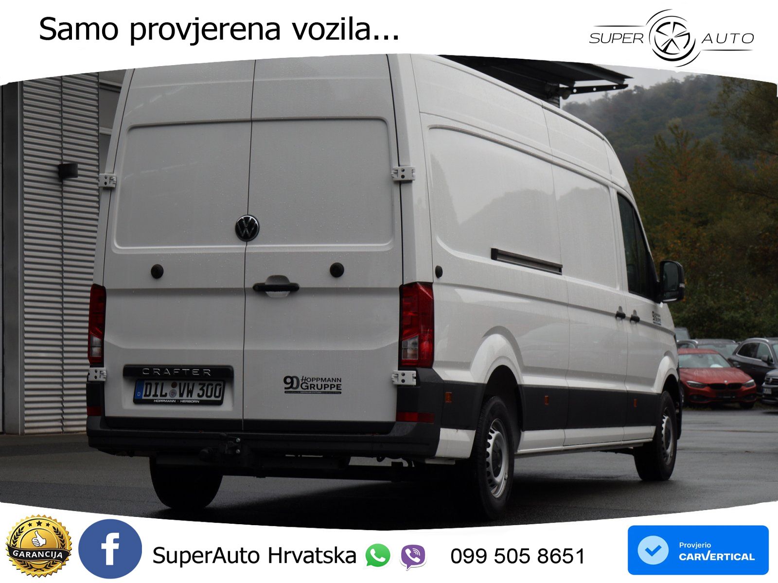 Volkswagen Crafter 35 Kasten HD Motor: 2,0 l TDI EU6-EC SCR 140 KS