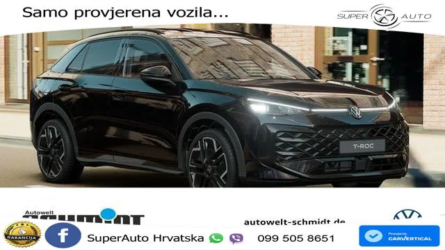 Volkswagen T-Roc 1.5 eTSI (150 KS)  DSG R-Line LED+GR SJED+ACC