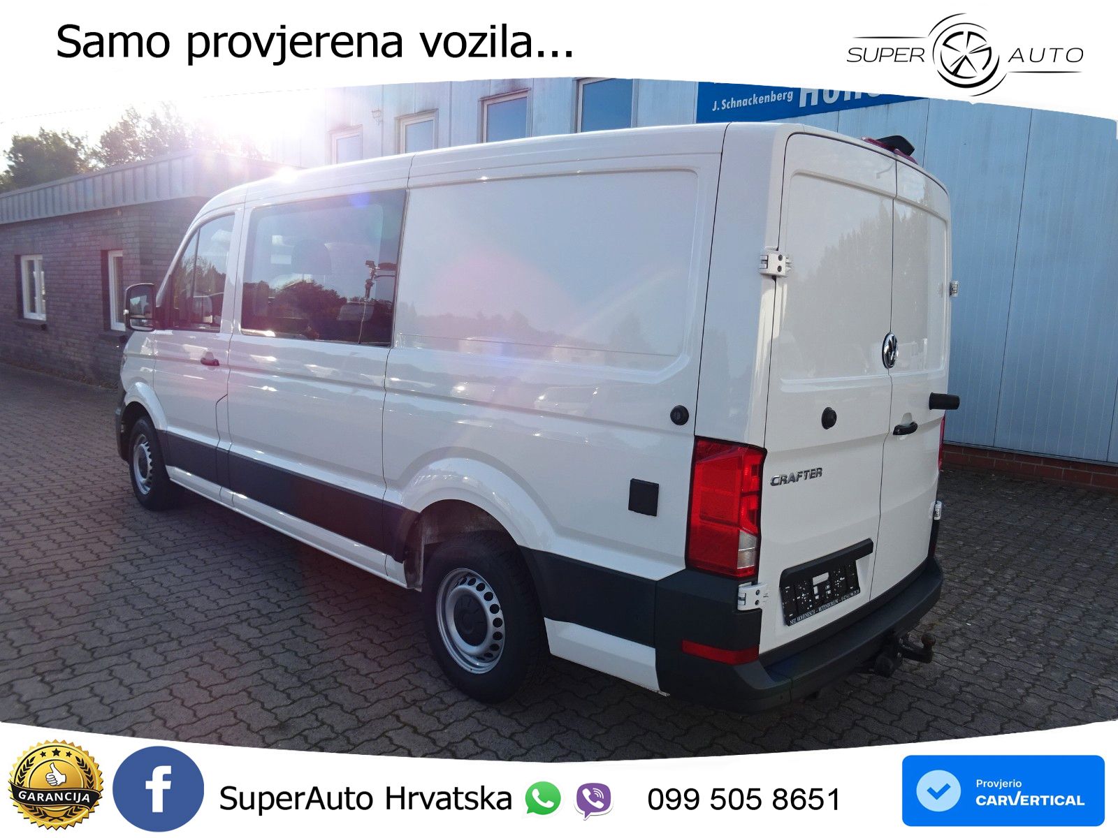 Volkswagen Crafter Kasten Plus Mixto MR 5.Sitze AHK Kamera 140 KS