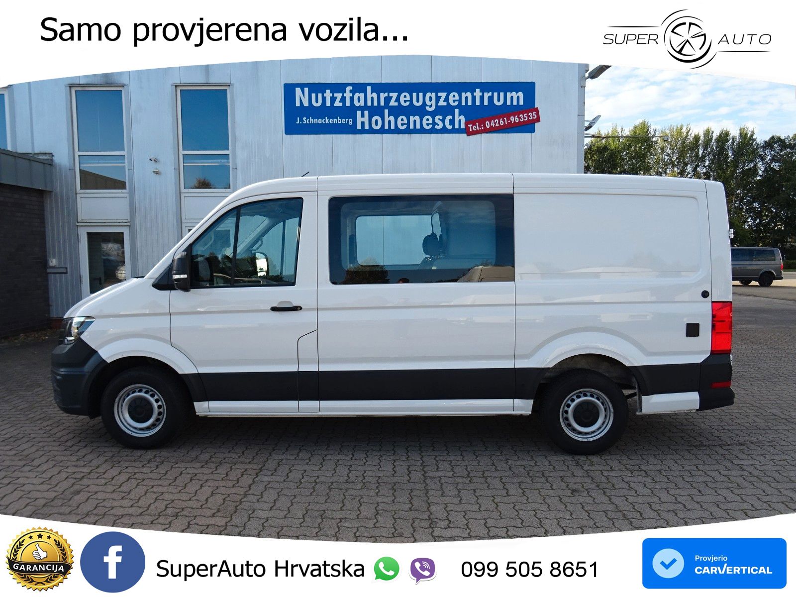 Volkswagen Crafter Kasten Plus Mixto MR 5.Sitze AHK Kamera 140 KS