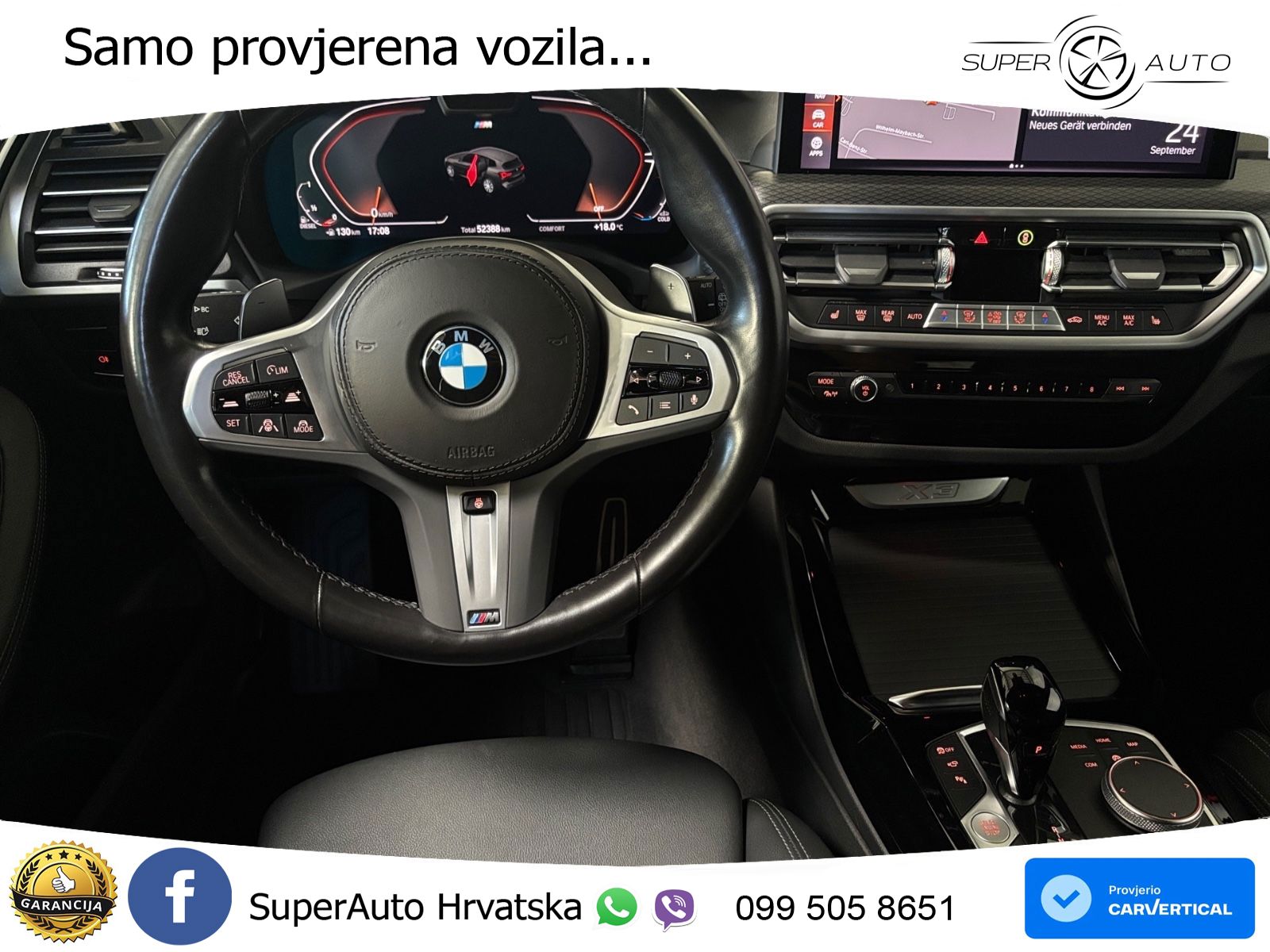 BMW X3 20d xDrive Steptronic M Sport LED+GR SJED+ACC