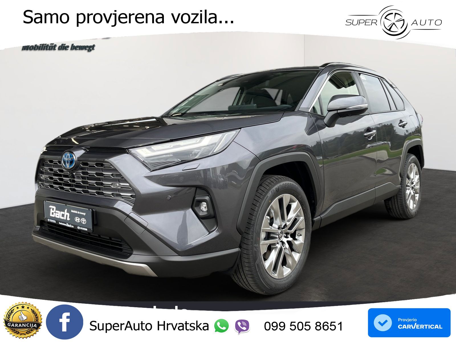 Toyota RAV4 2.5 (218 KS) Hybrid eCVT LED+GR SJED+ACC