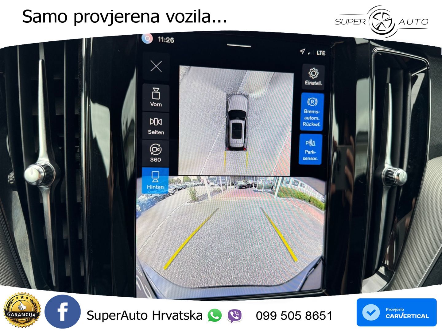 Volvo XC60 B5 Benzin AWD Geartronic ZRAČNI+ACC+4xGR SJED+KAM