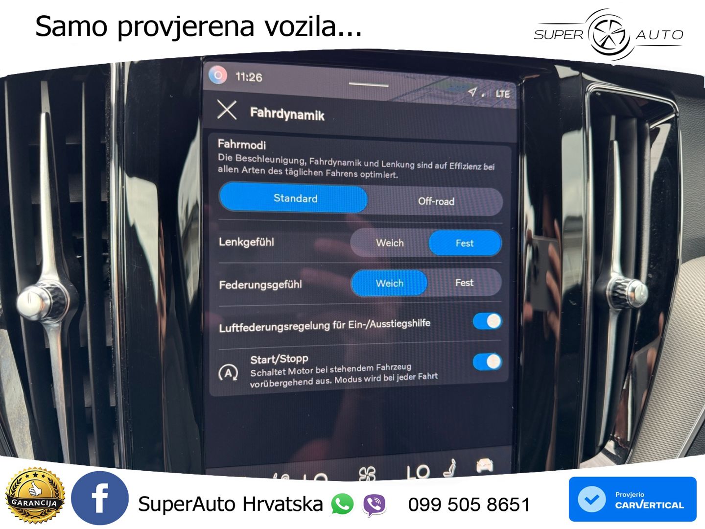 Volvo XC60 B5 Benzin AWD Geartronic ZRAČNI+ACC+4xGR SJED+KAM