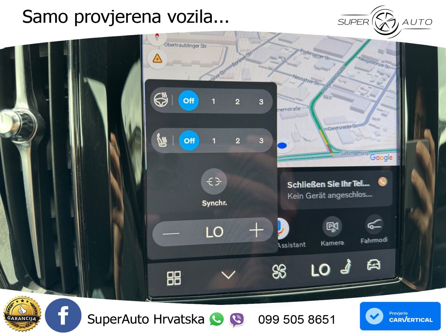 Volvo XC60 B5 Benzin AWD Geartronic ZRAČNI+ACC+4xGR SJED+KAM