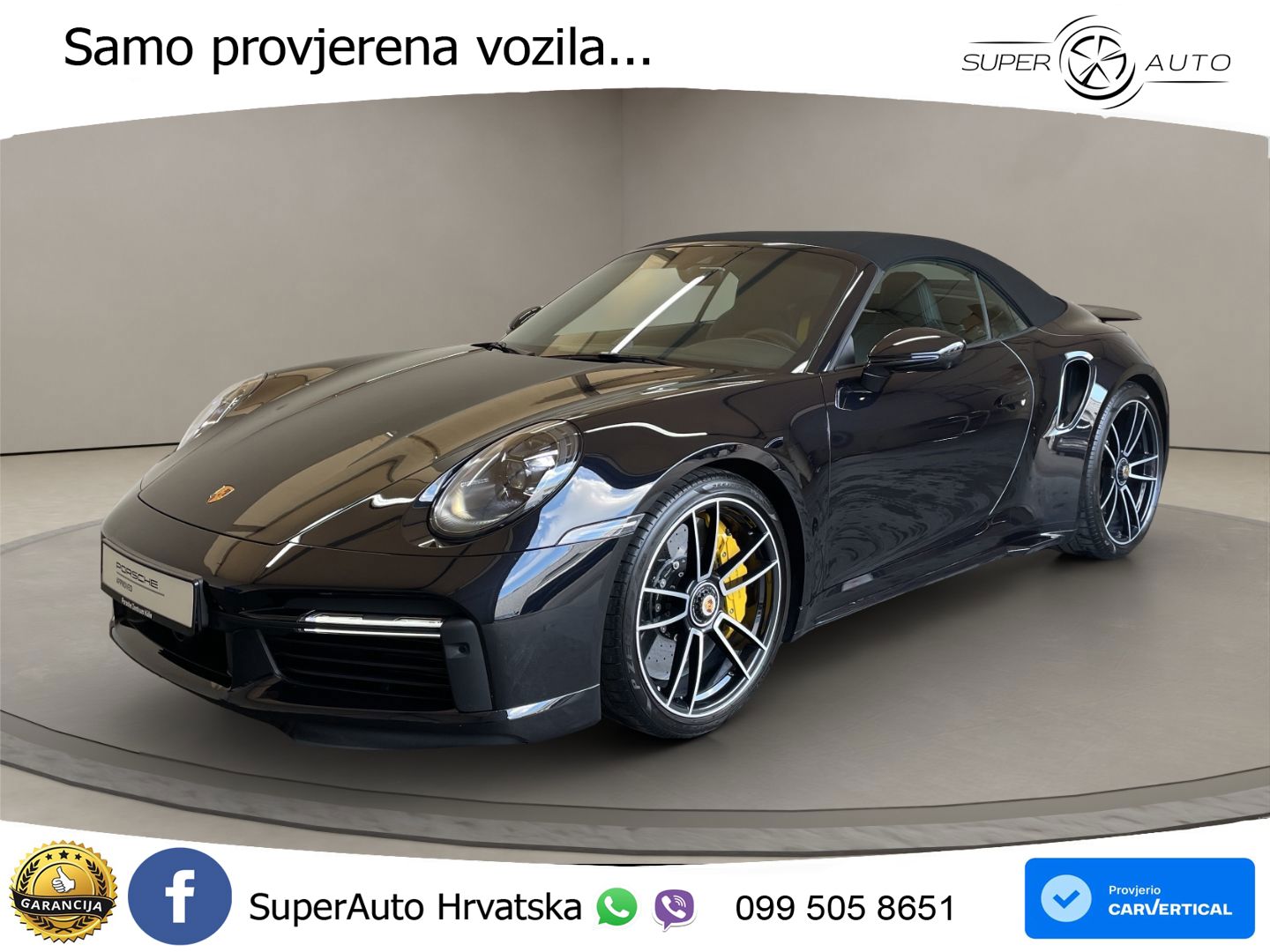 Porsche 911 Turbo S Cabriolet 3.8 (650 KS) PDK LED+GR SJED+ACC