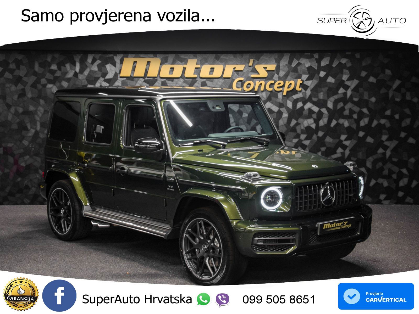 Mercedes AMG G 63 Long V8 (585 KS) 4MATIC 9G-TRONIC AMG SPEEDSHIFT TCT Manufaktur LED+GR SJED+ACC