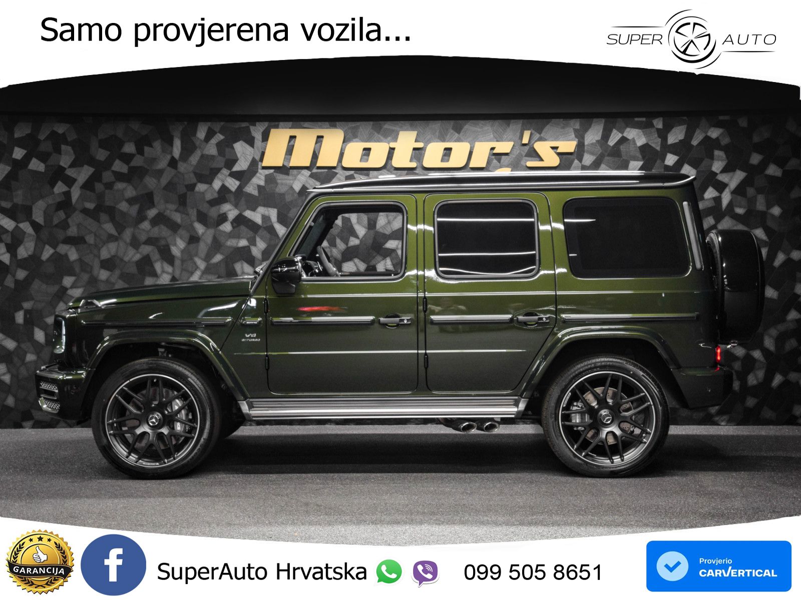 Mercedes AMG G 63 Long V8 (585 KS) 4MATIC 9G-TRONIC AMG SPEEDSHIFT TCT Manufaktur LED+GR SJED+ACC