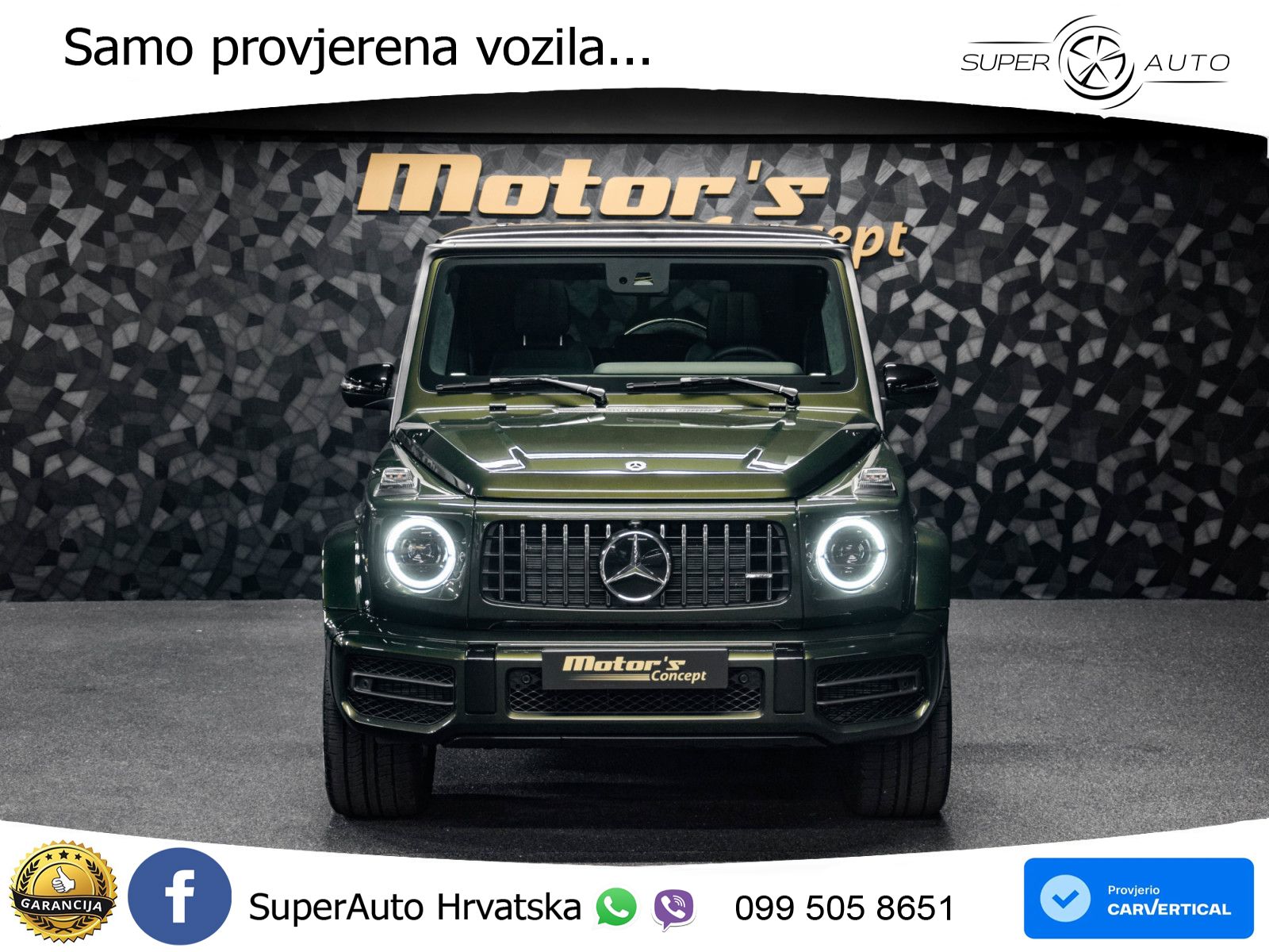 Mercedes AMG G 63 Long V8 (585 KS) 4MATIC 9G-TRONIC AMG SPEEDSHIFT TCT Manufaktur LED+GR SJED+ACC