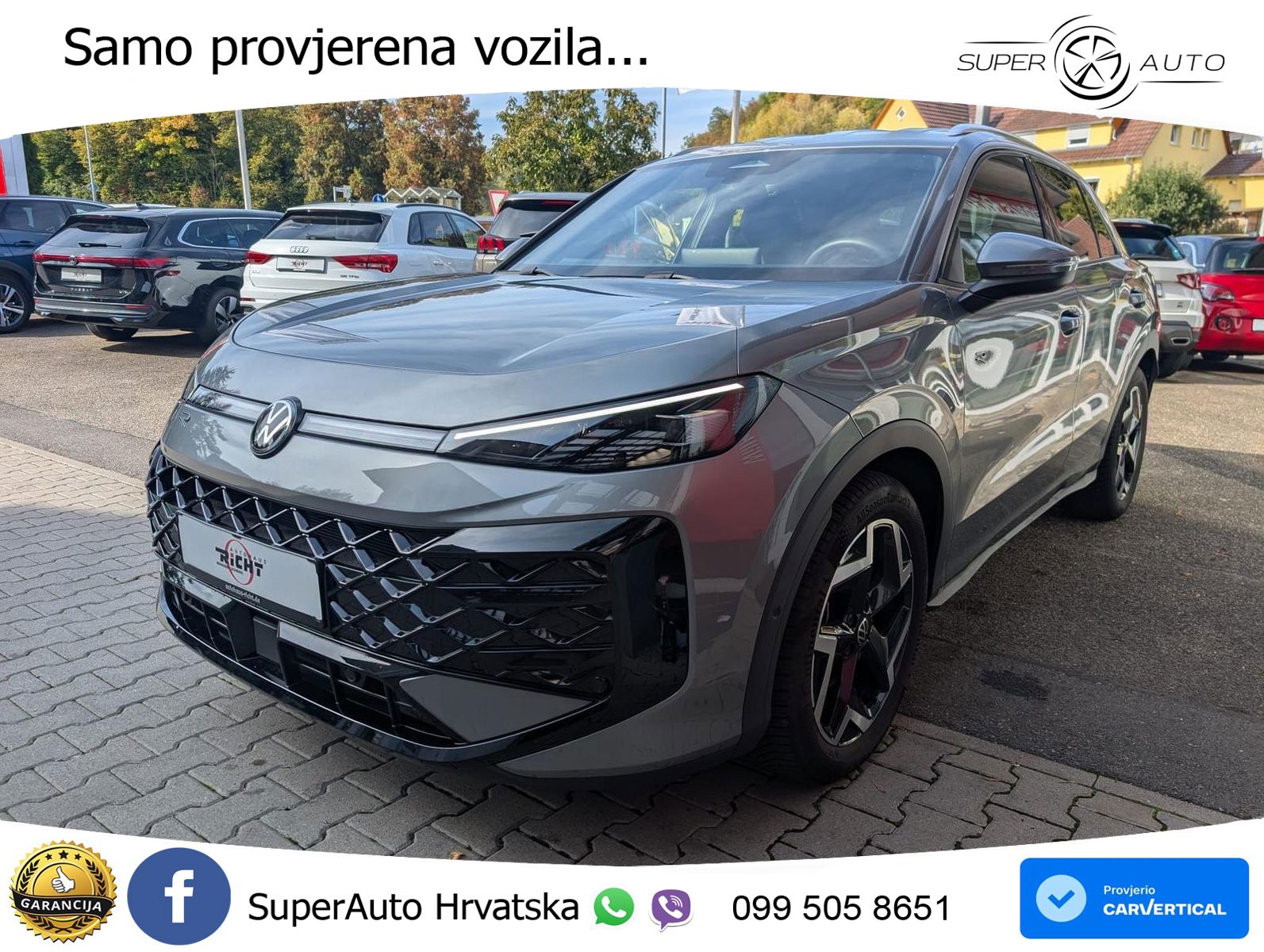 Volkswagen T-Roc 1.5 eTSI (150 KS)  DSG R-Line LED+GR SJED+ACC