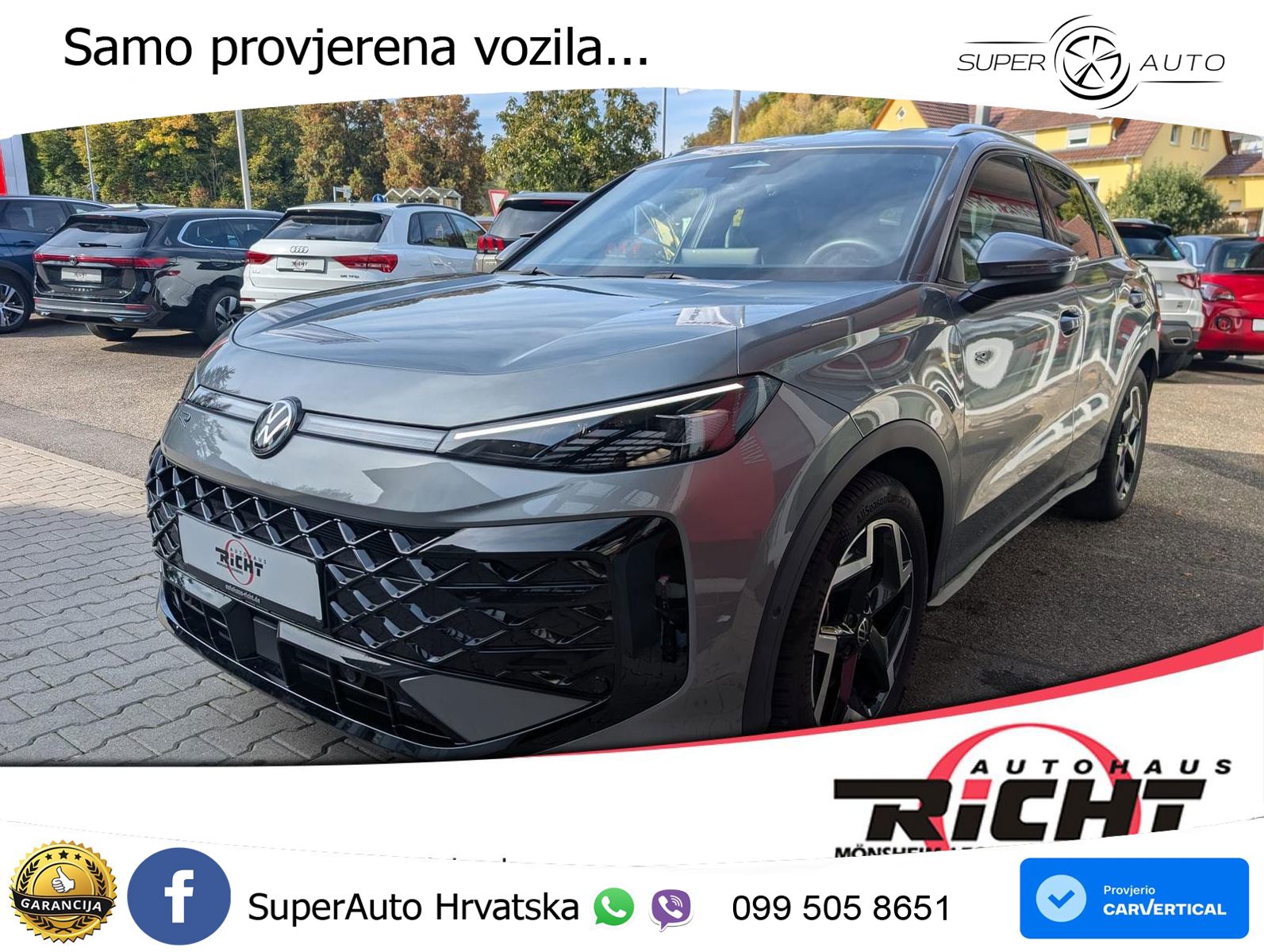 Volkswagen T-Roc 1.5 eTSI (150 KS)  DSG R-Line LED+GR SJED+ACC