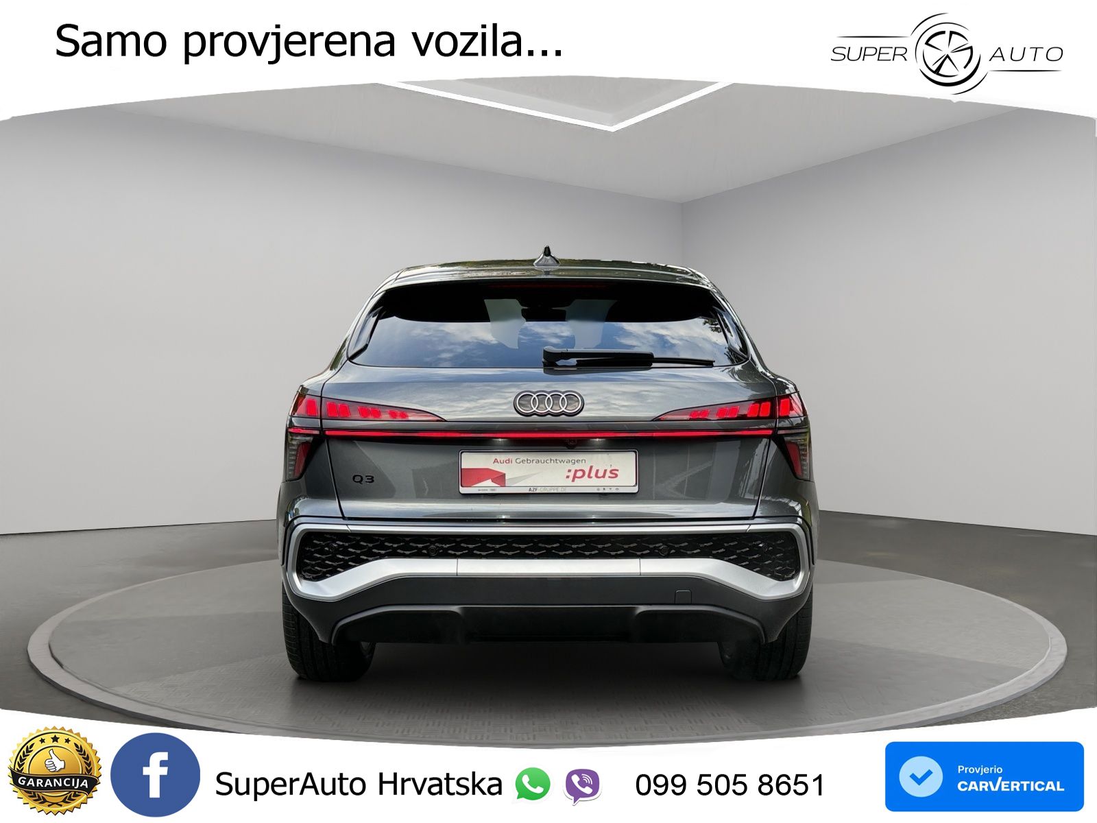 Audi Q3 III Sportback 1.5 TFSI (150 KS) S tronic S line LED+GR SJED+ACC