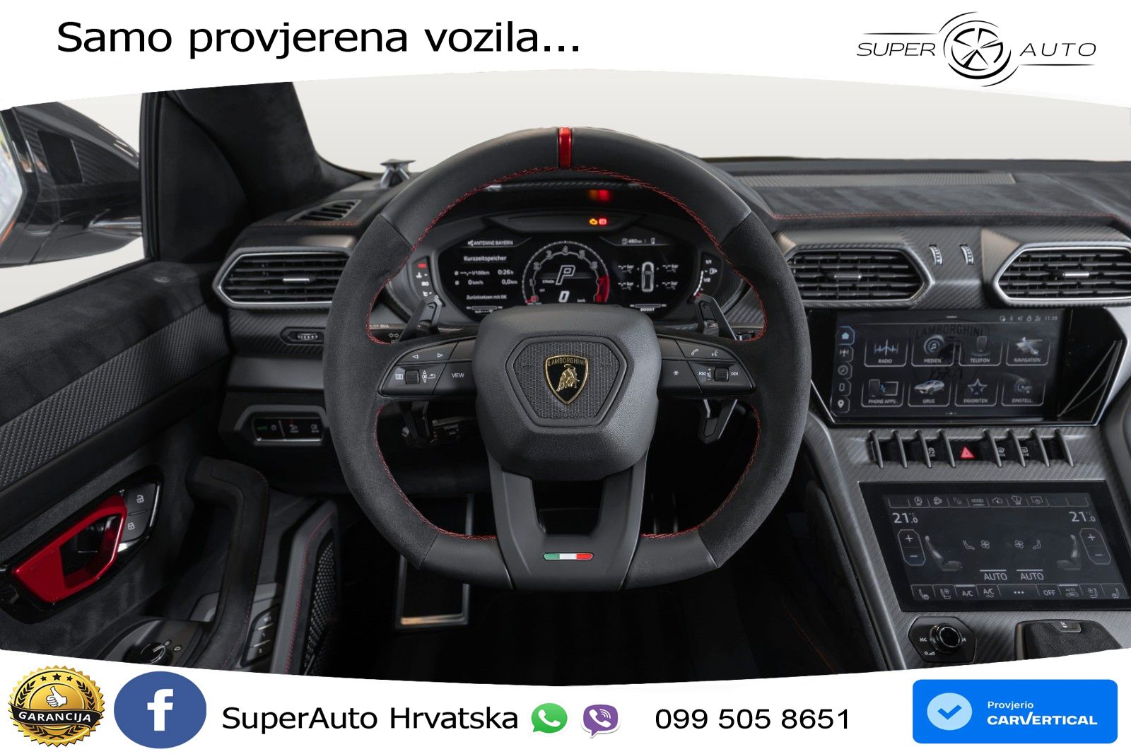 Lamborghini Urus S 4.0 V8 (666 KS) 4WD Automatic LED+GR SJED+ACC