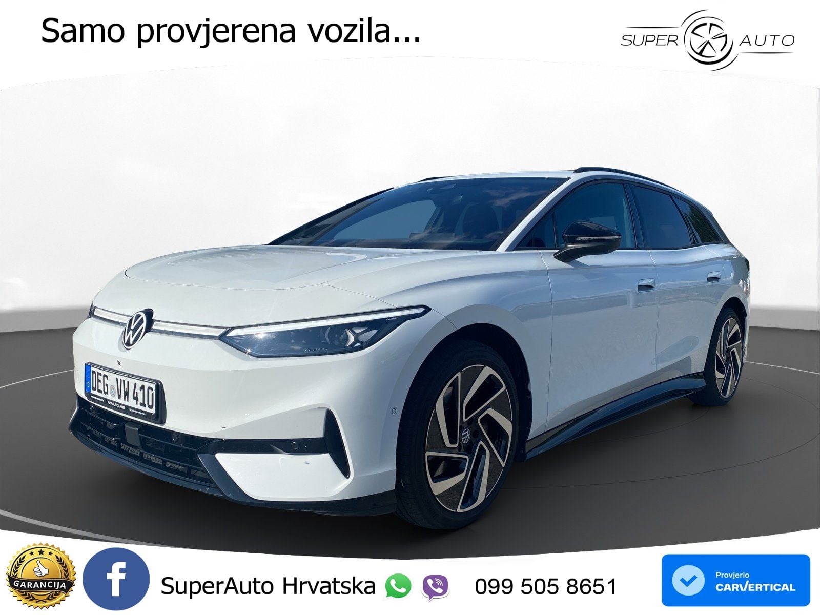 Volkswagen ID.7 Pro 82 kWh (286 KS)