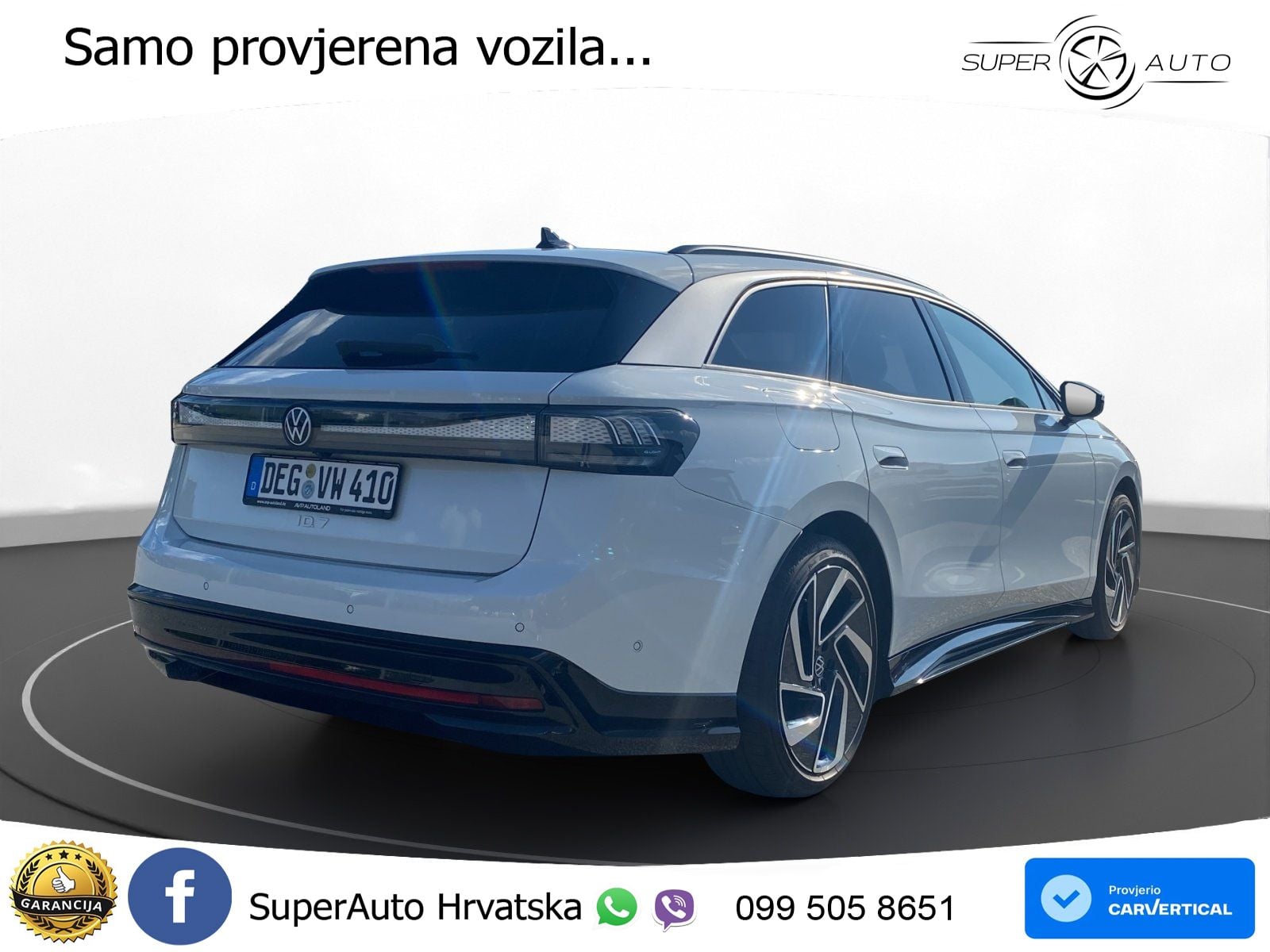 Volkswagen ID.7 Pro 82 kWh (286 KS)